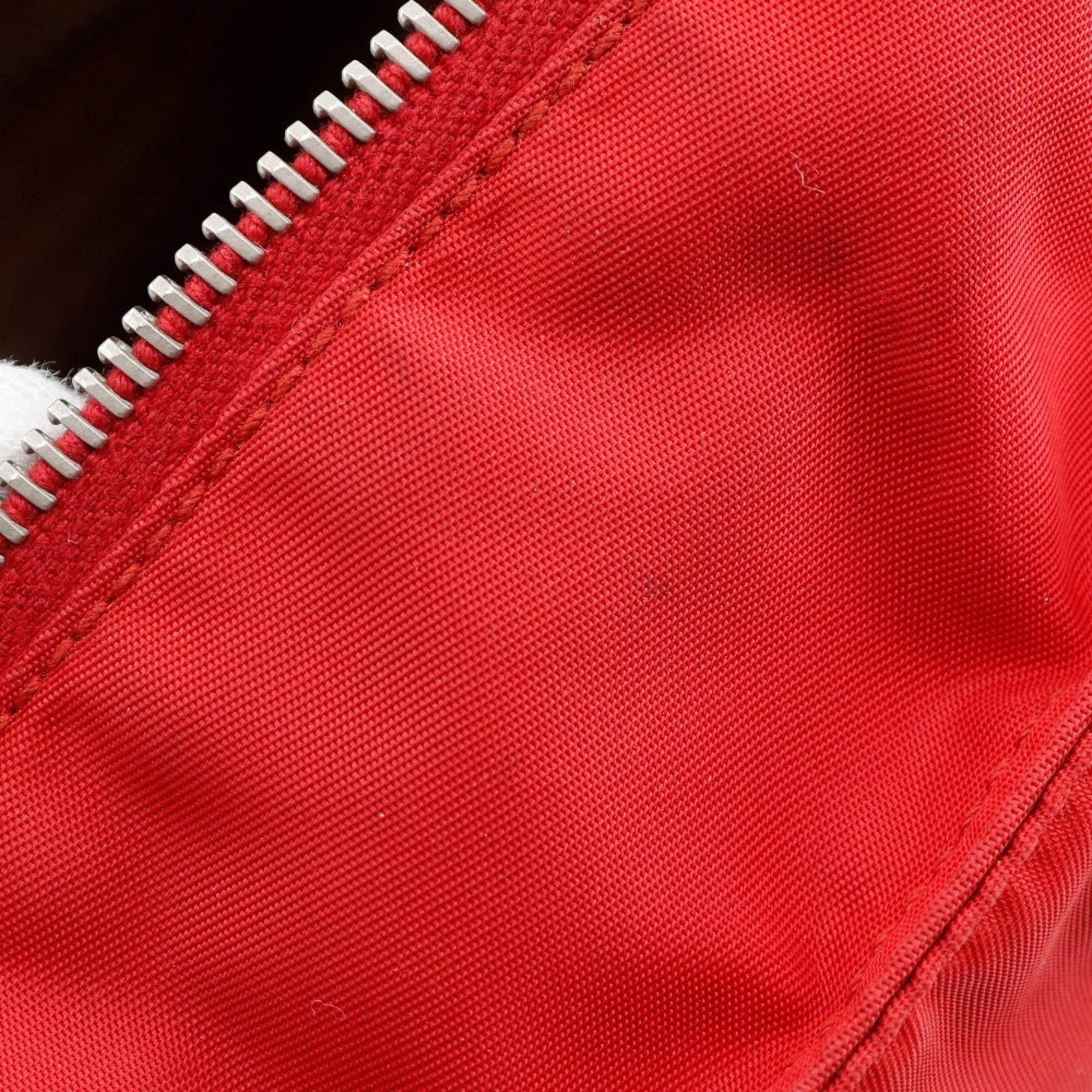 Prada Red Color Nylon Handbag