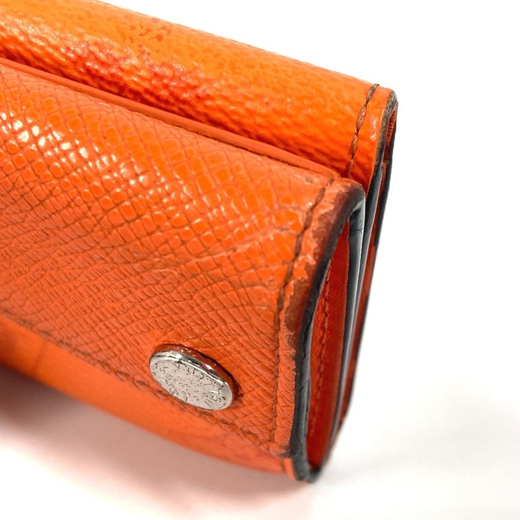 Louis Vuitton Taigarama Orange Taiga Leather Monogram Wallet (Tri-Fold)