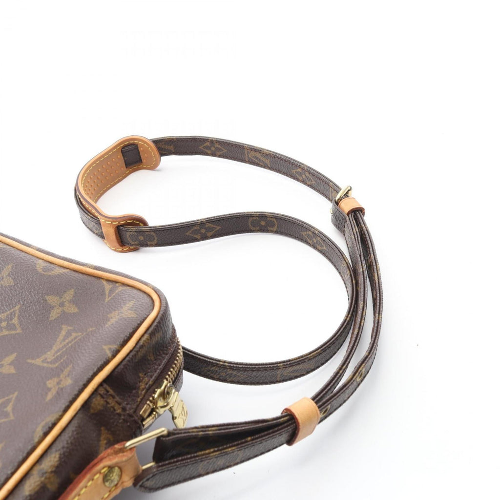Louis Vuitton Brown Monogram Coated Canvas Leather Handbag Shoulder Bag
