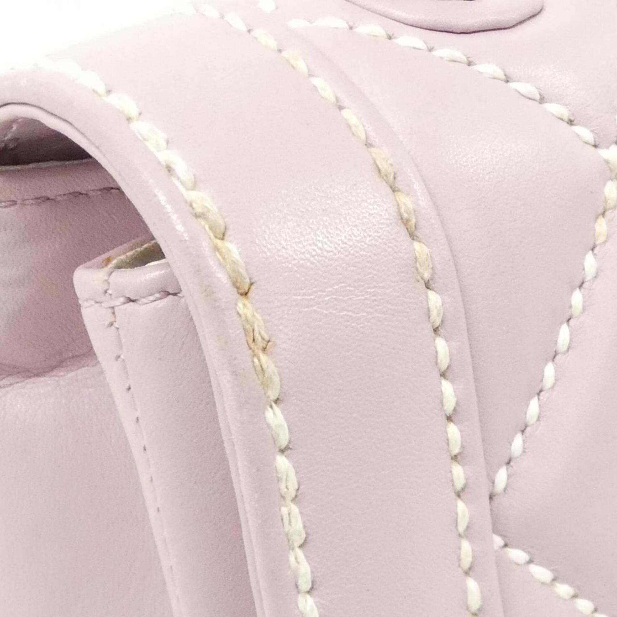 Chanel Light Purple Leather Handbag