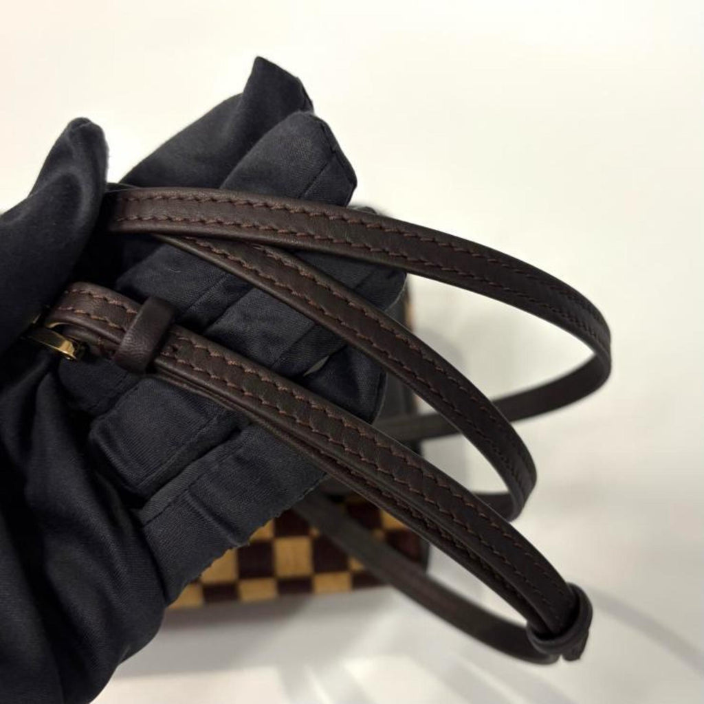 Louis Vuitton Brown Leather Shoulder Bag