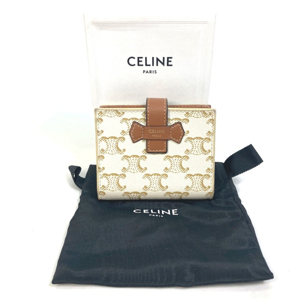 Celine White Other Wallet (Bi-Fold)