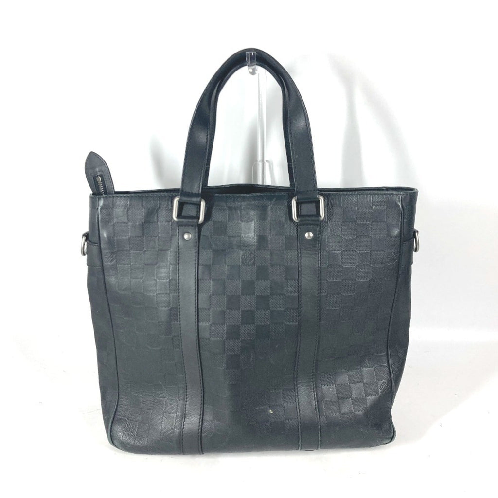 Louis Vuitton Black Galle Onyx Damier Infini Shoulder Bag Tote Bag