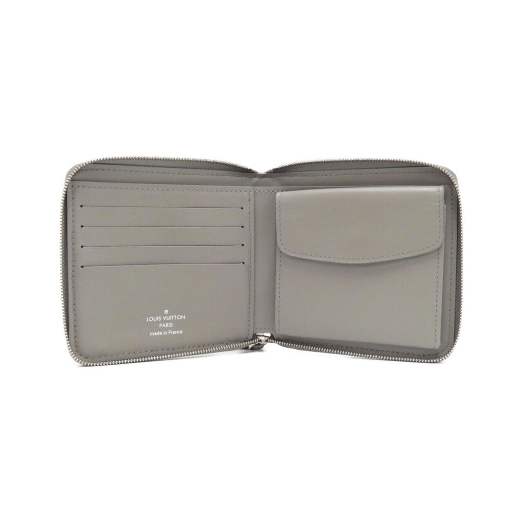 Louis Vuitton Metallic Gray Leather Wallet