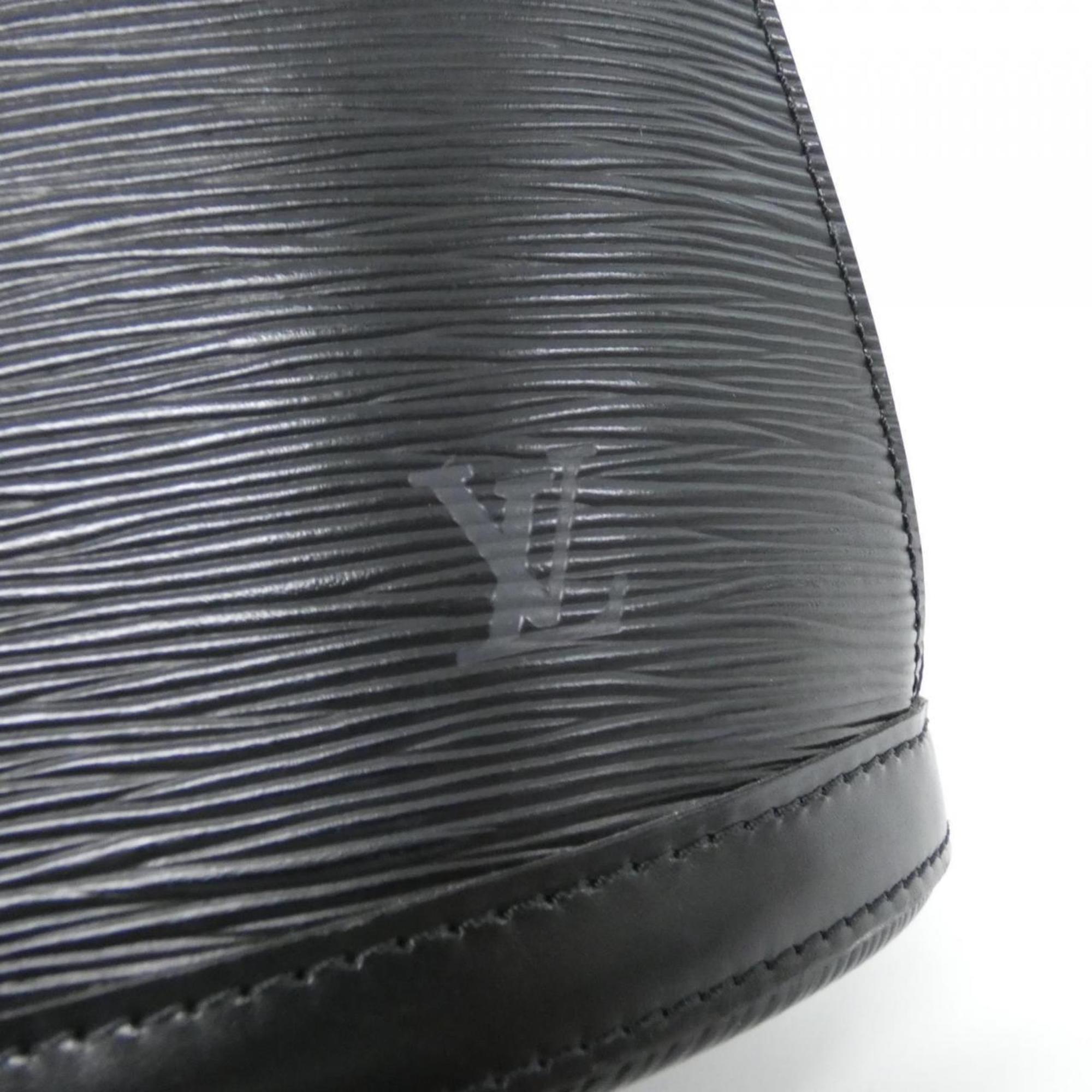 Louis Vuitton Black Leather Shoulder Bag