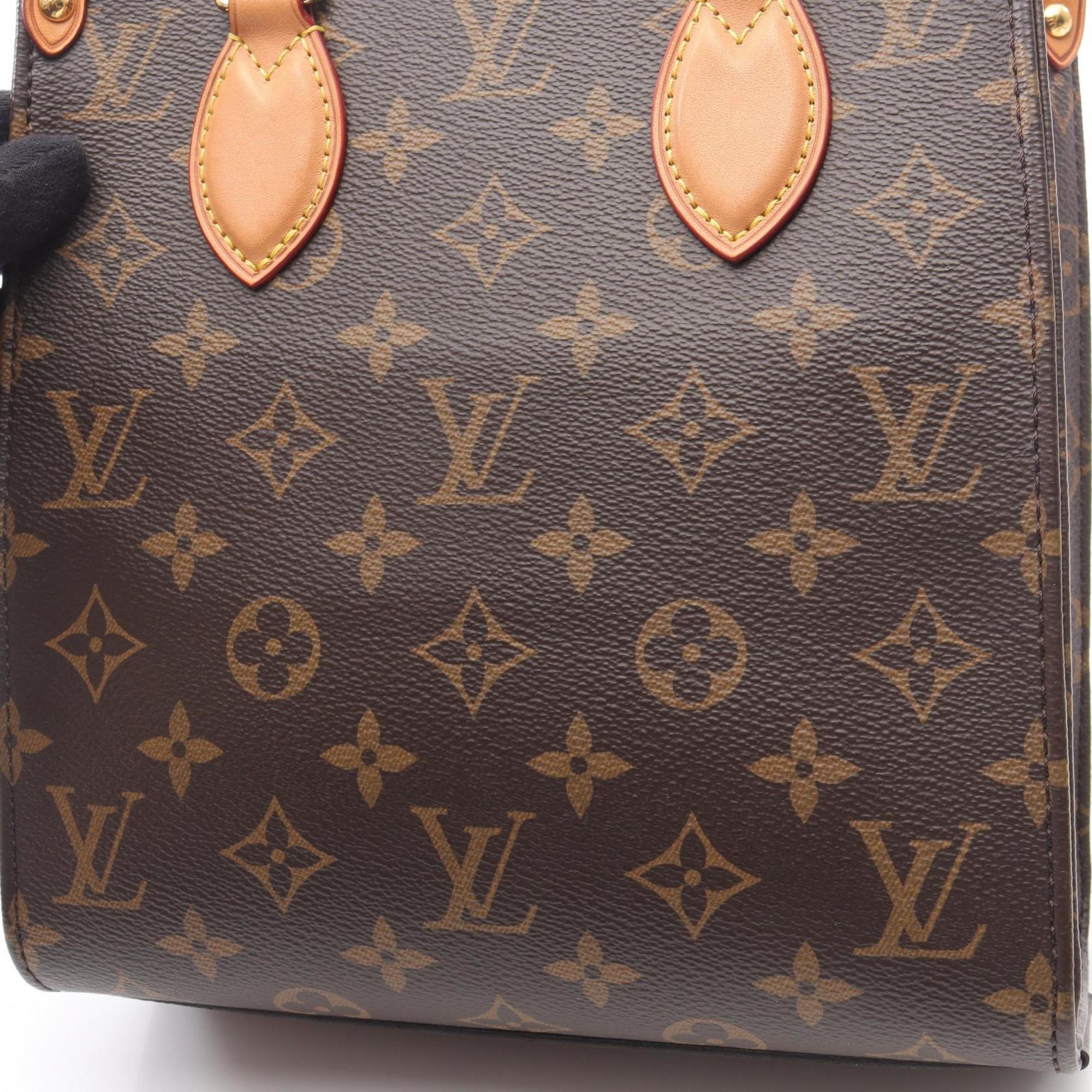 Louis Vuitton Brown Monogram Monogram Leather Handbag
