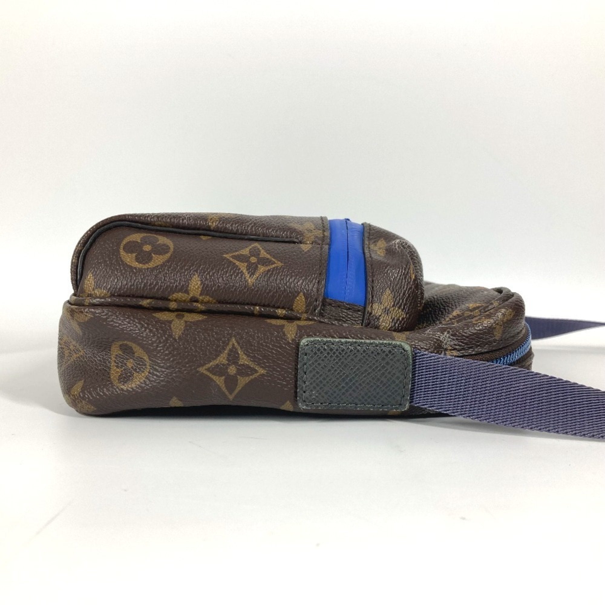 Louis Vuitton Monogram Blue Brown Monogram Shoulder Bag