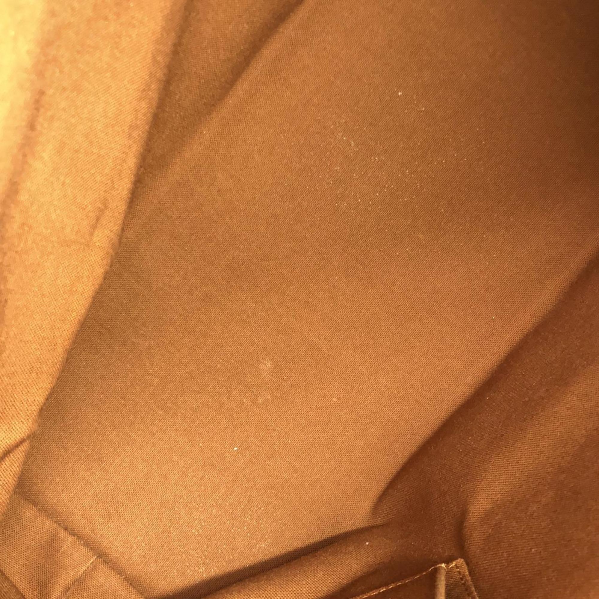 Louis Vuitton Marron Coated Canvas Handbag