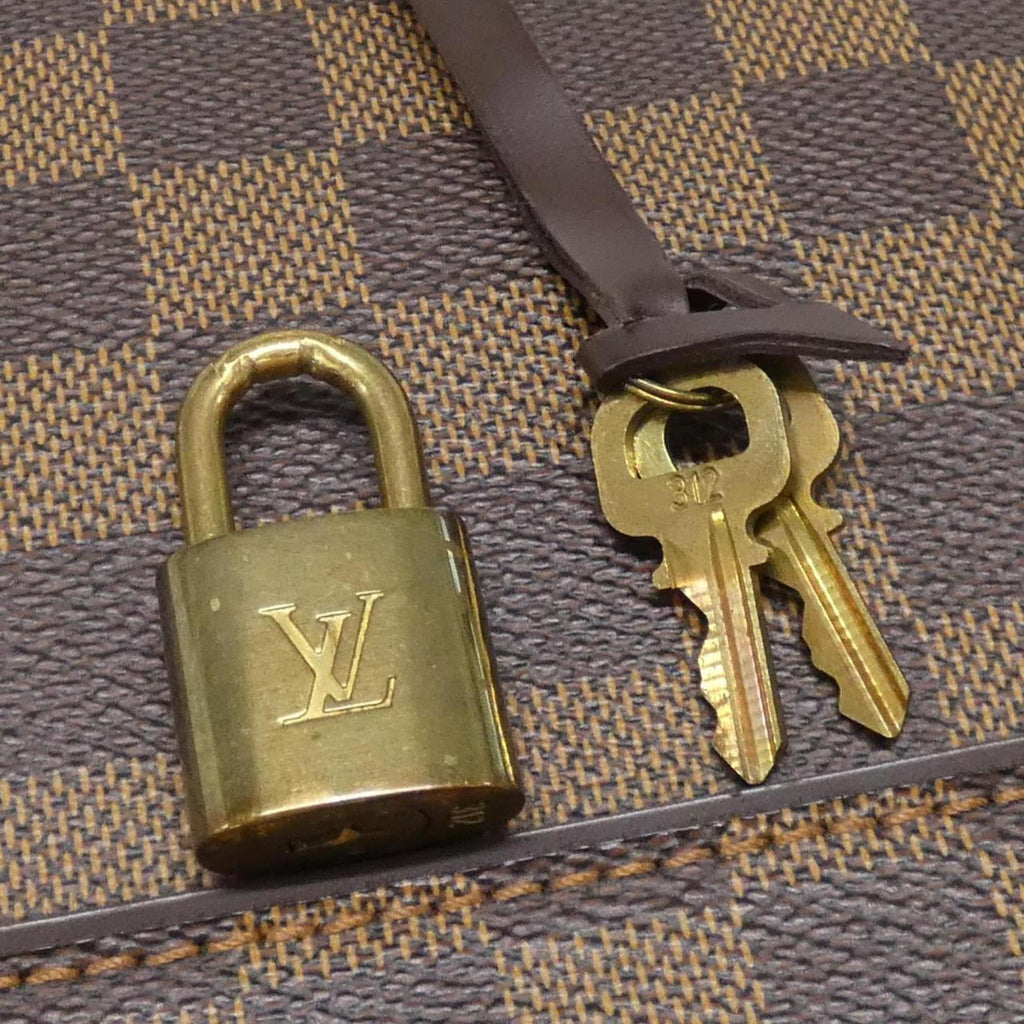 Louis Vuitton Damier Canvas Ebene Damier Canvas Handbag