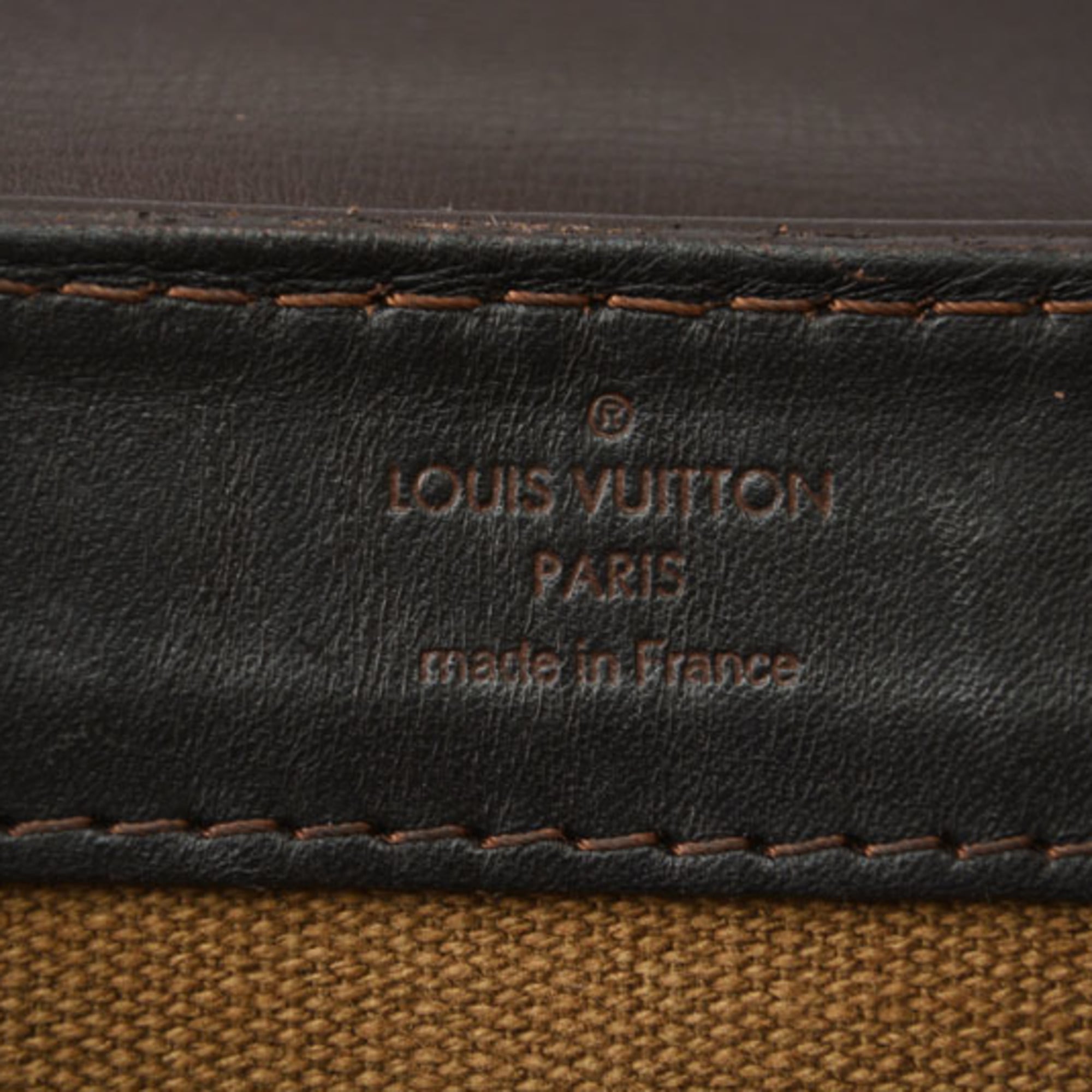 Louis Vuitton Coffee Leather Shoulder Bag
