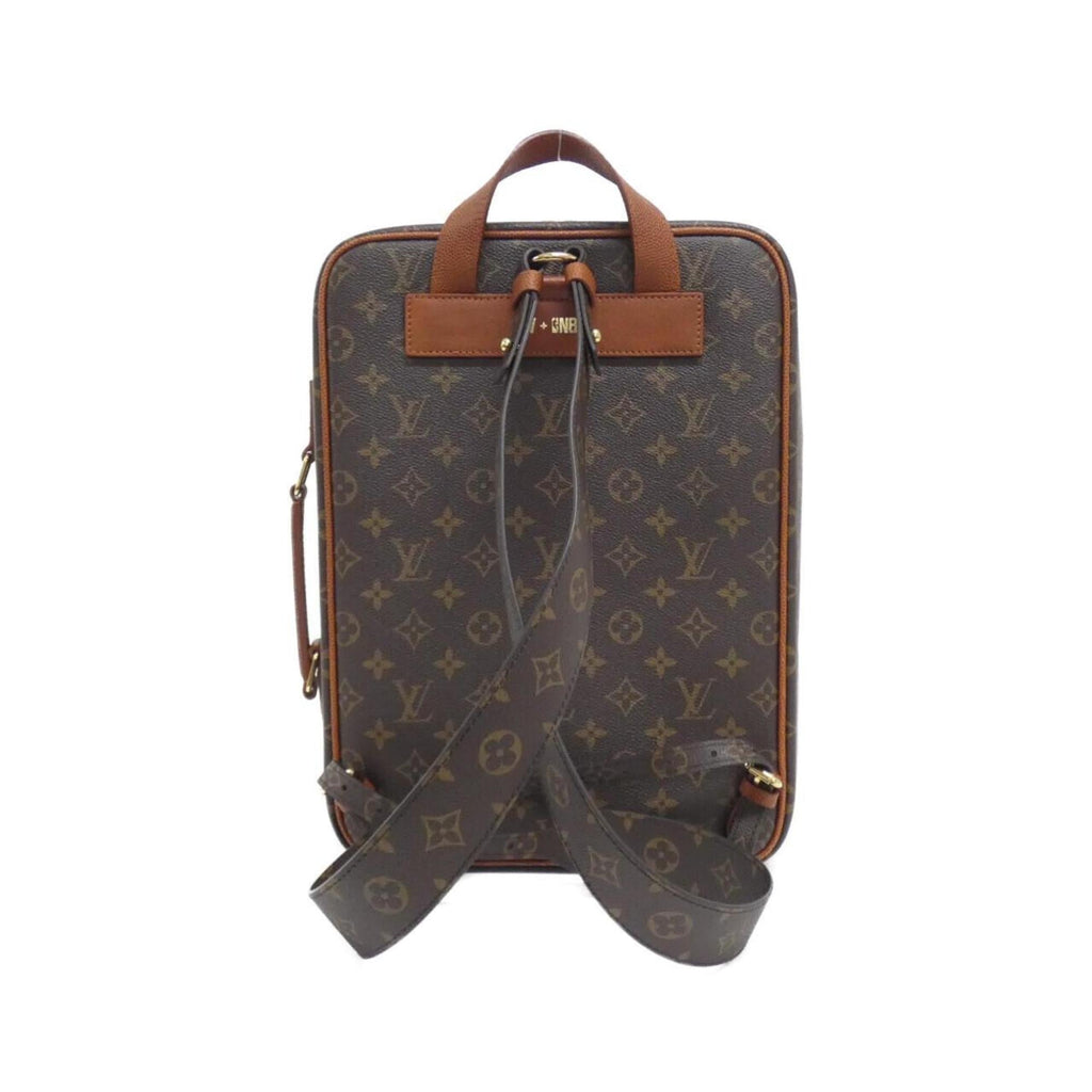 Louis Vuitton Marron Coated Canvas Backpack
