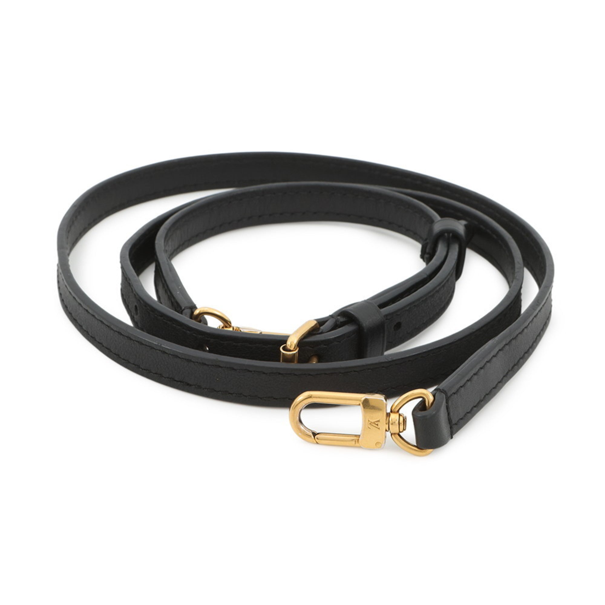 Louis Vuitton Noir Leather Shoulder Bag