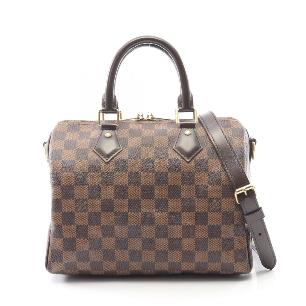 Louis Vuitton Brown Ebene Coated Canvas Leather Handbag