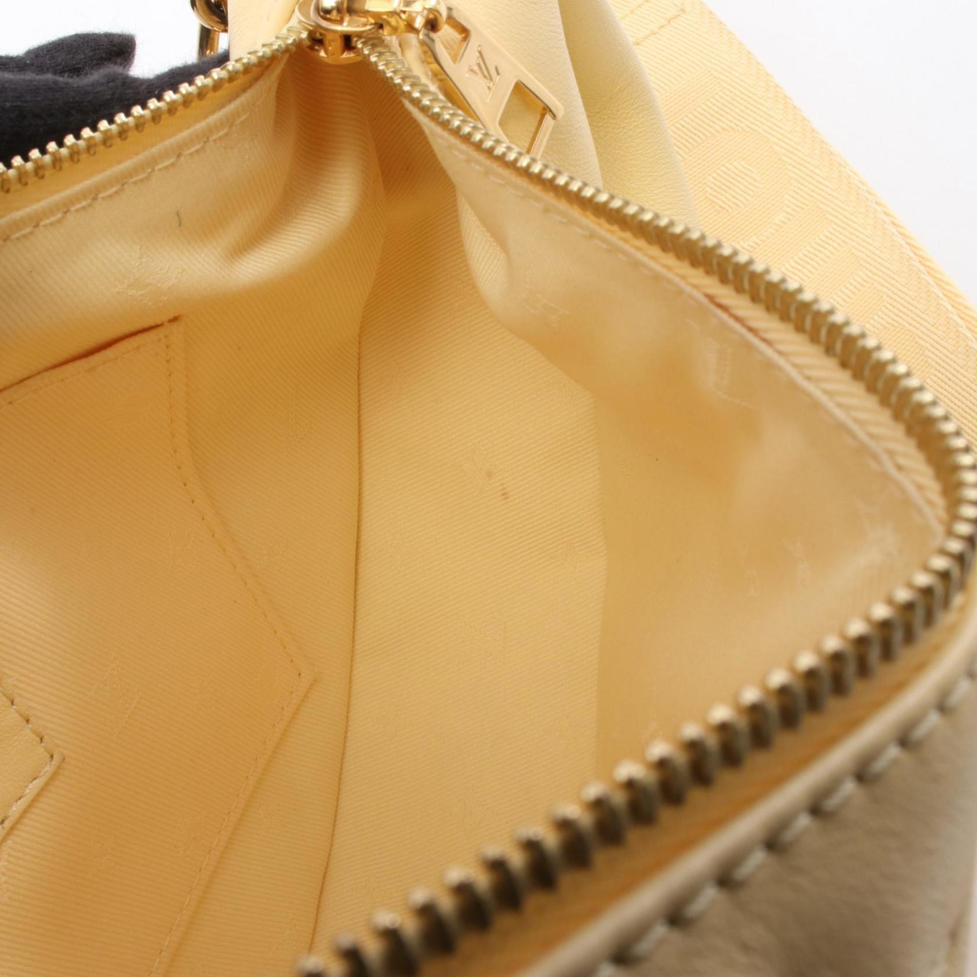 Louis Vuitton Yellow Leather Handbag