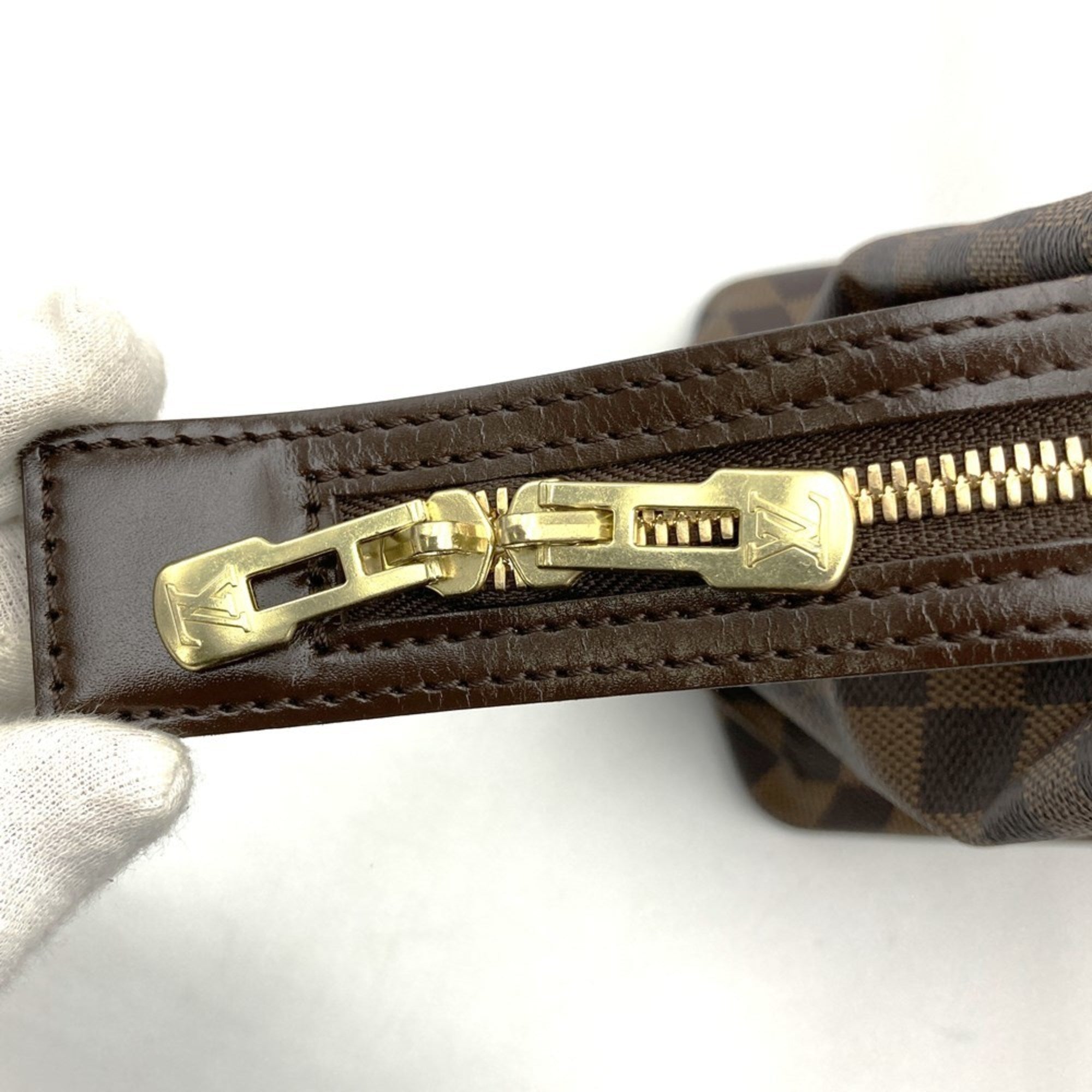 Louis Vuitton Brown Damier Canvas Shoulder Bag Tote Bag