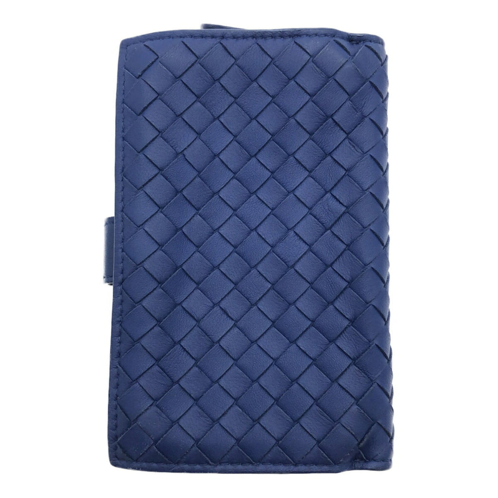 Bottega Veneta Intrecciato Blue Intrecciato Wallet (Bi-Fold)