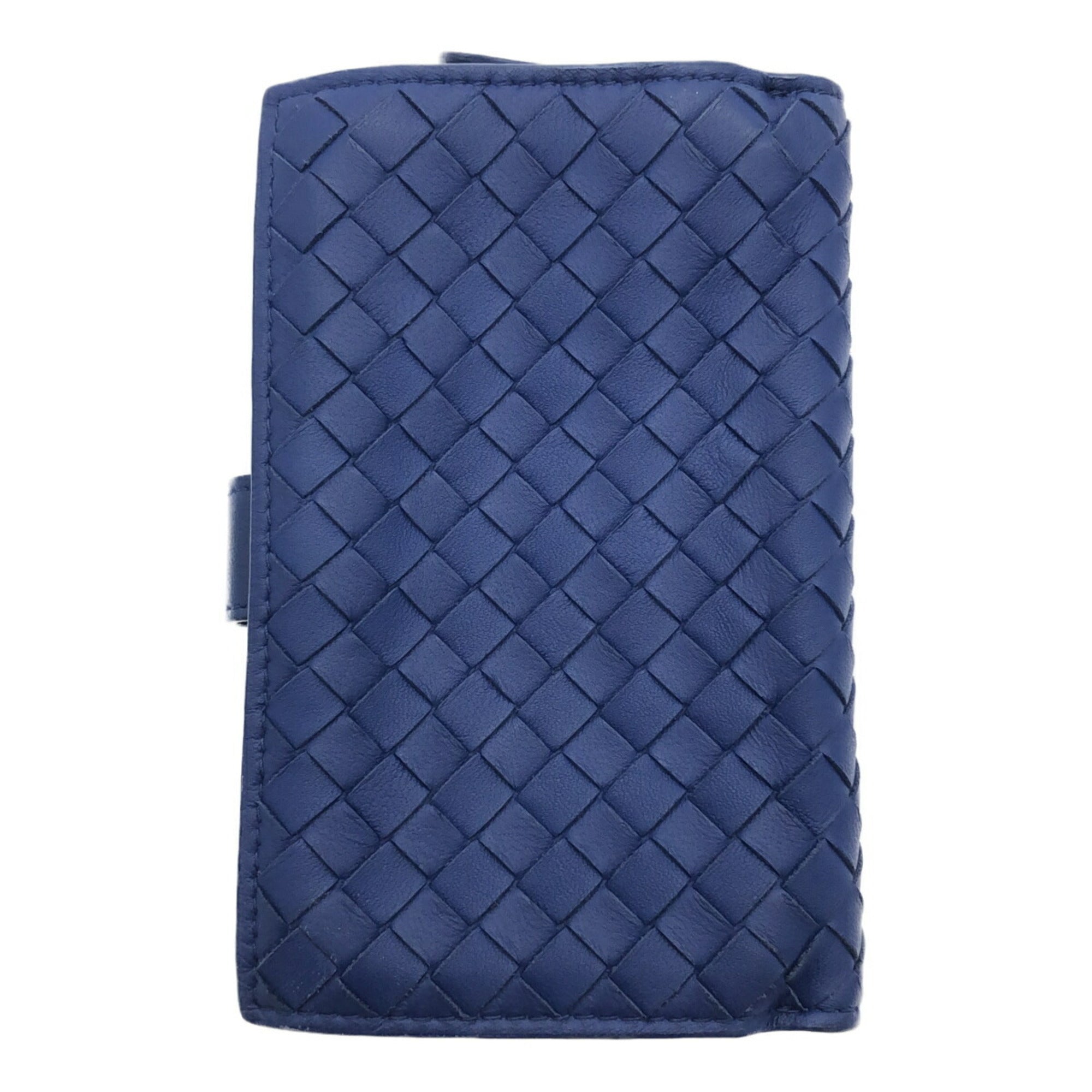 Bottega Veneta Intrecciato Blue Intrecciato Wallet (Bi-Fold)