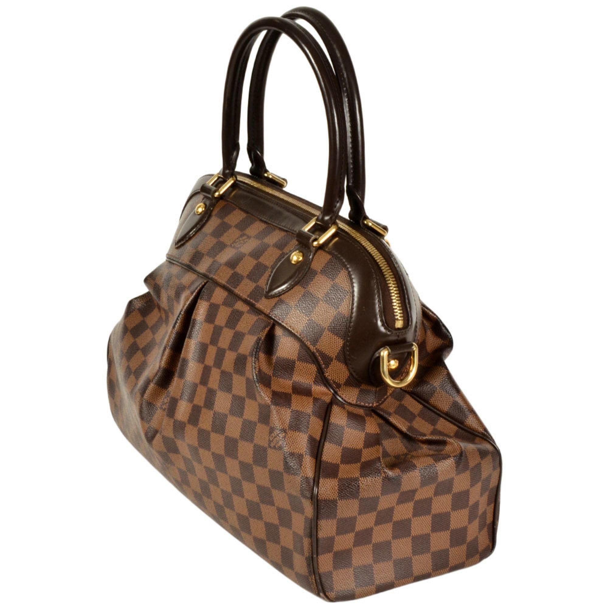 Louis Vuitton Ebene Damier Canvas Handbag