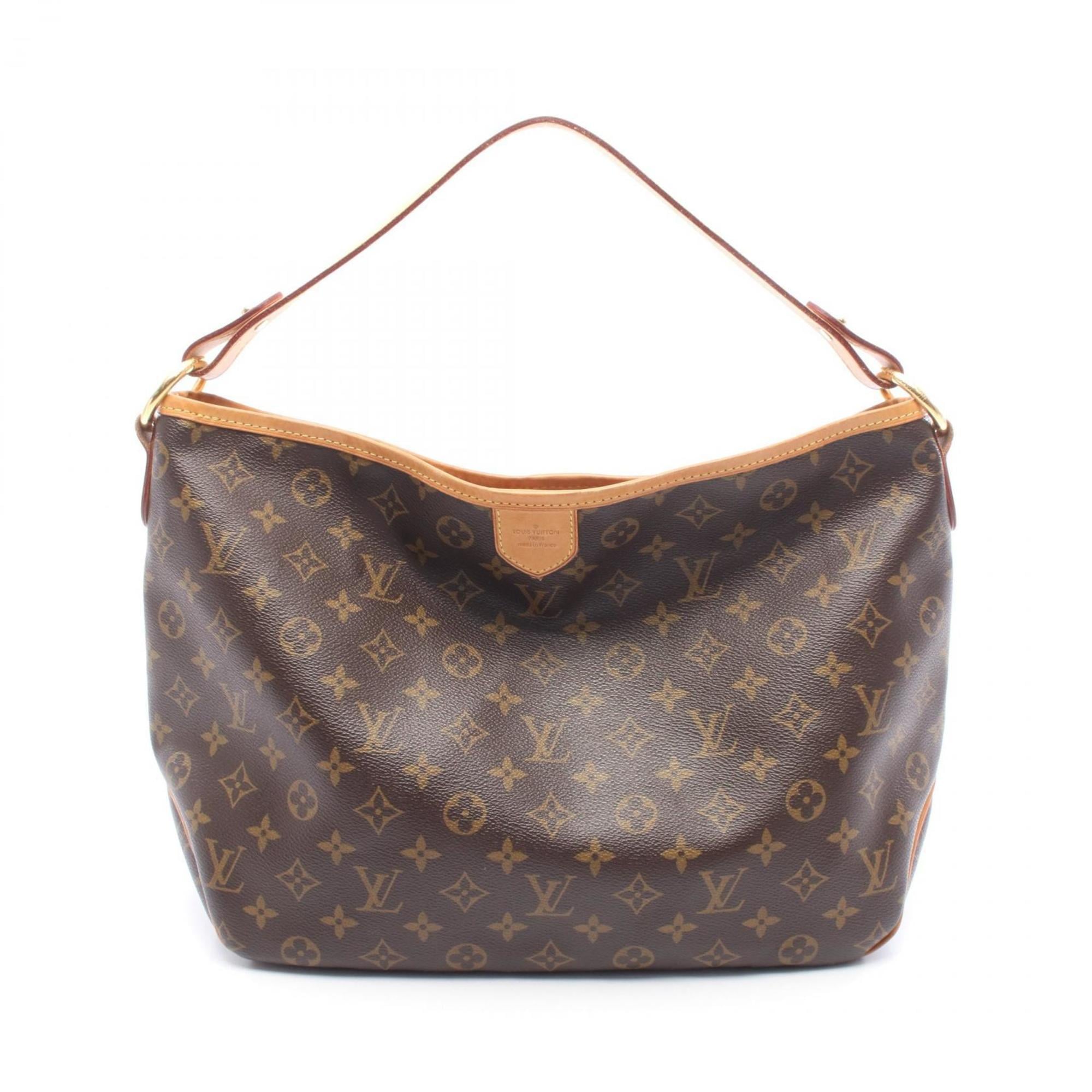 Louis Vuitton Brown Monogram Coated Canvas Leather Shoulder Bag