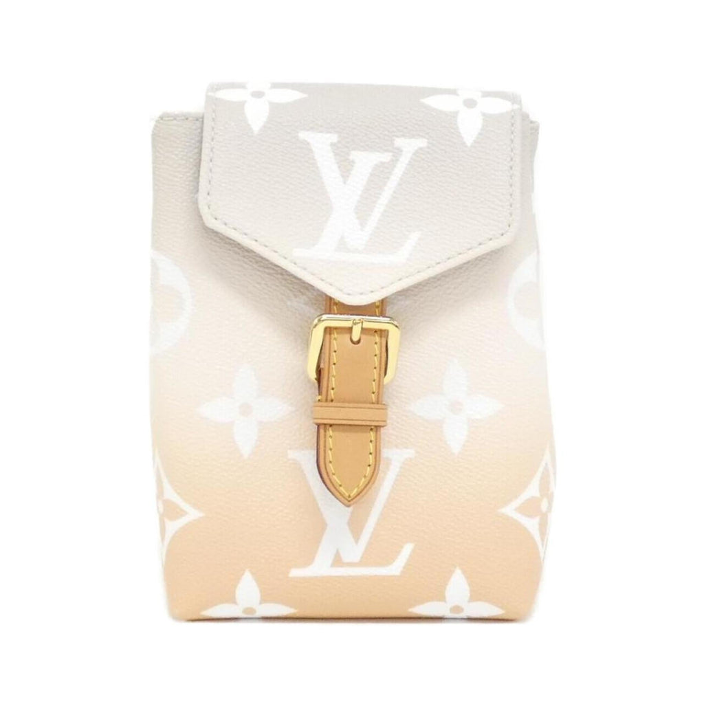 Louis Vuitton Beige White Coated Canvas Backpack
