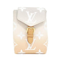 Louis Vuitton Beige White Coated Canvas Backpack