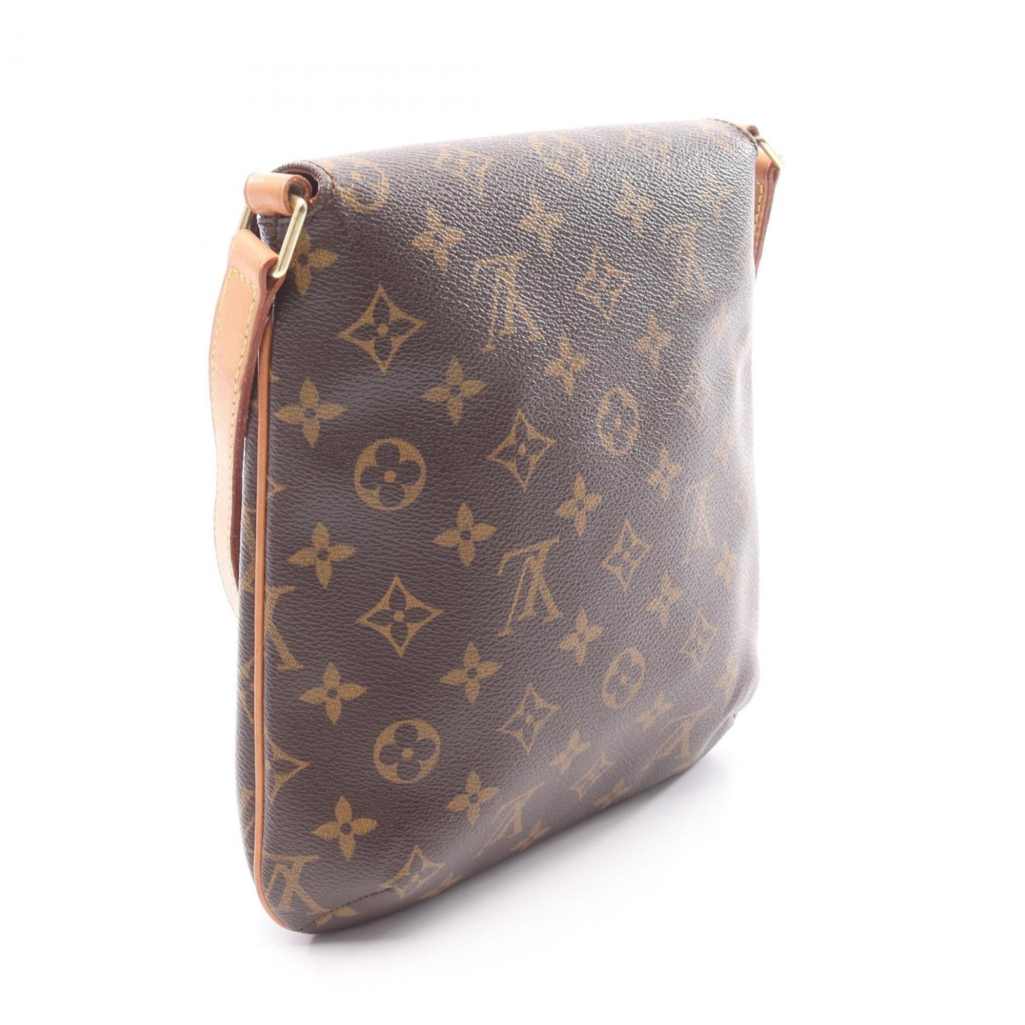 Louis Vuitton Brown Coated Canvas Pvc Monogram Leather Shoulder Bag