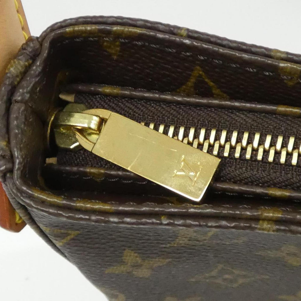 Louis Vuitton Brown Coated Canvas Shoulder Bag