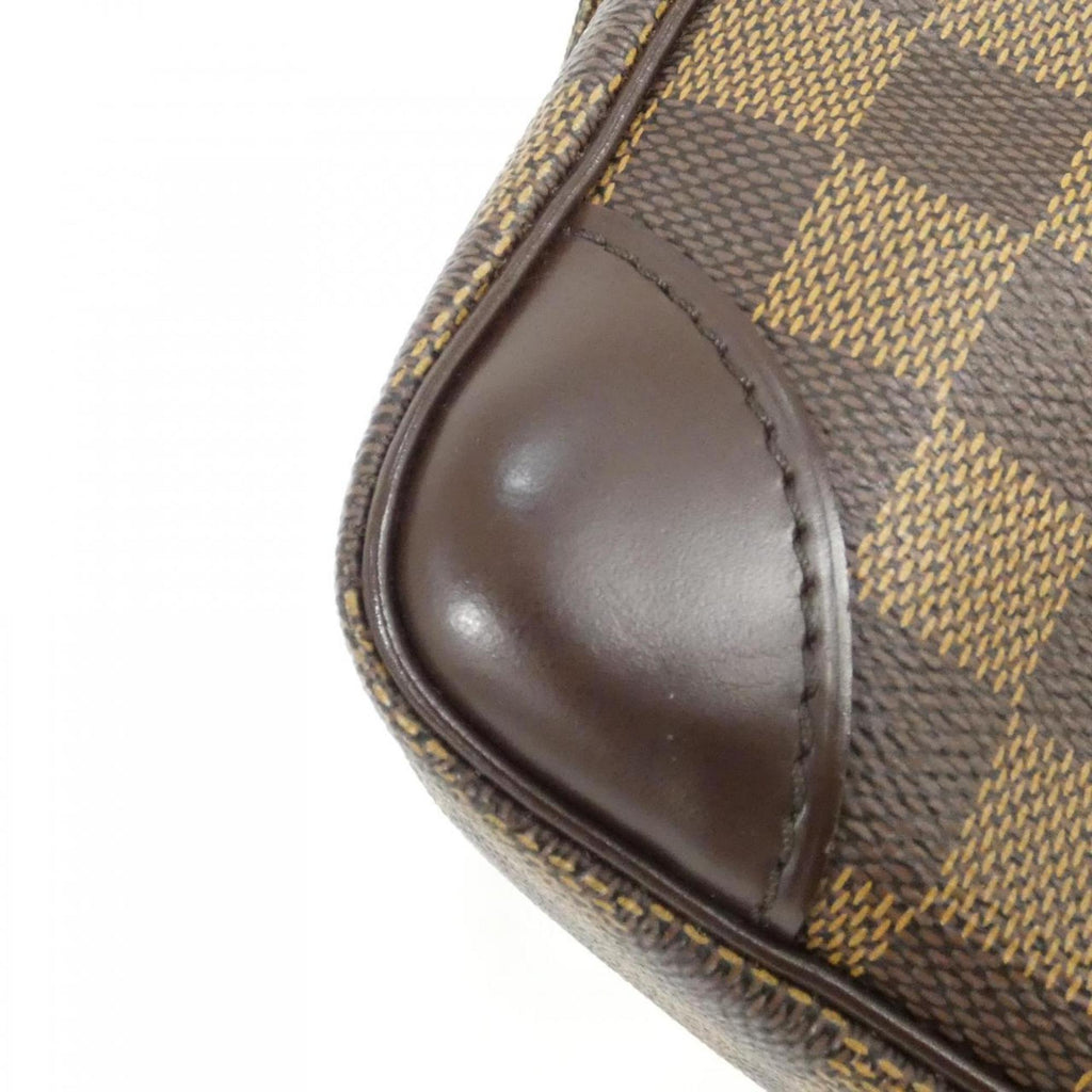 Louis Vuitton Brown Coated Canvas Shoulder Bag