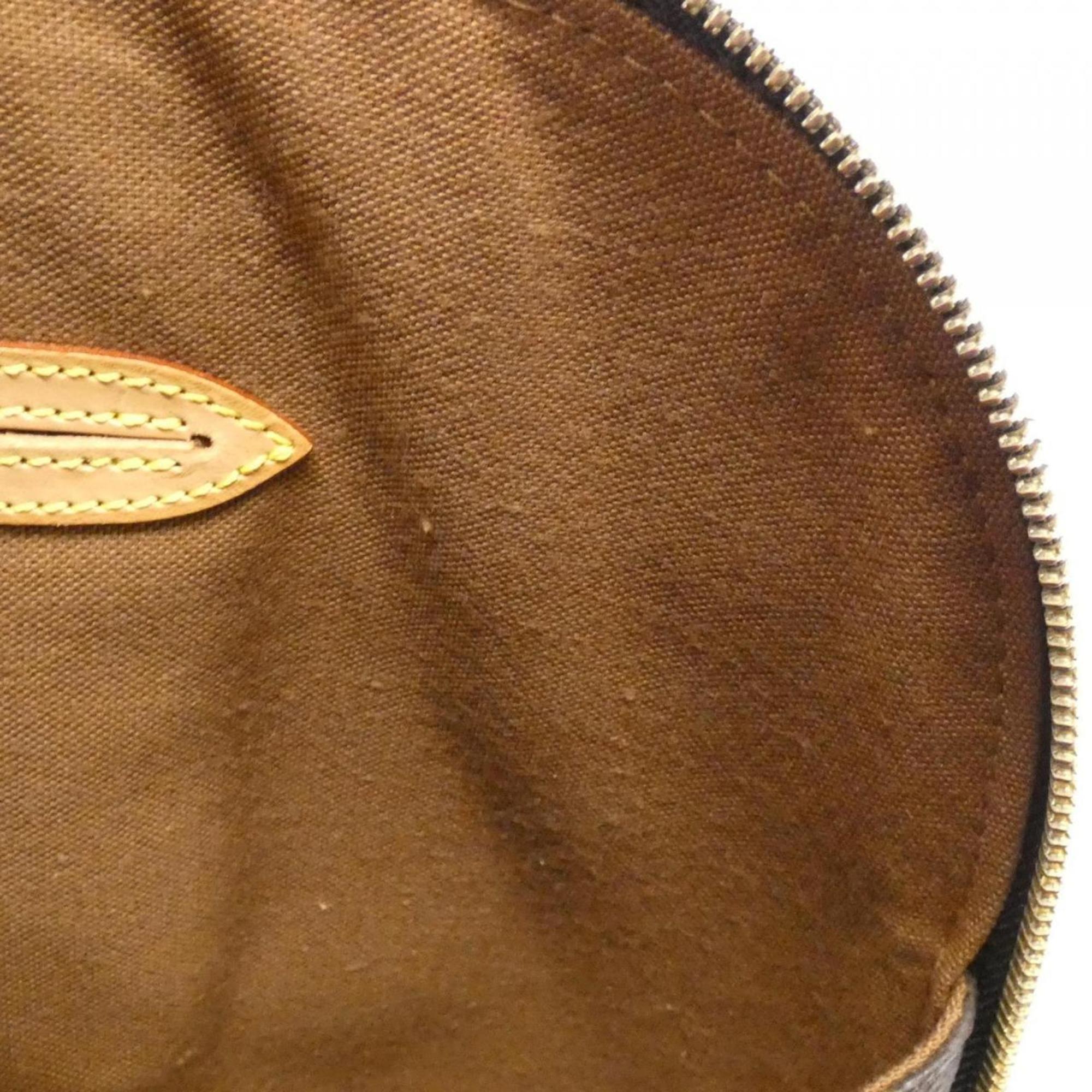Louis Vuitton Marron Coated Canvas Handbag