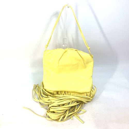 Bottega Veneta Yellow Leather Shoulder Bag