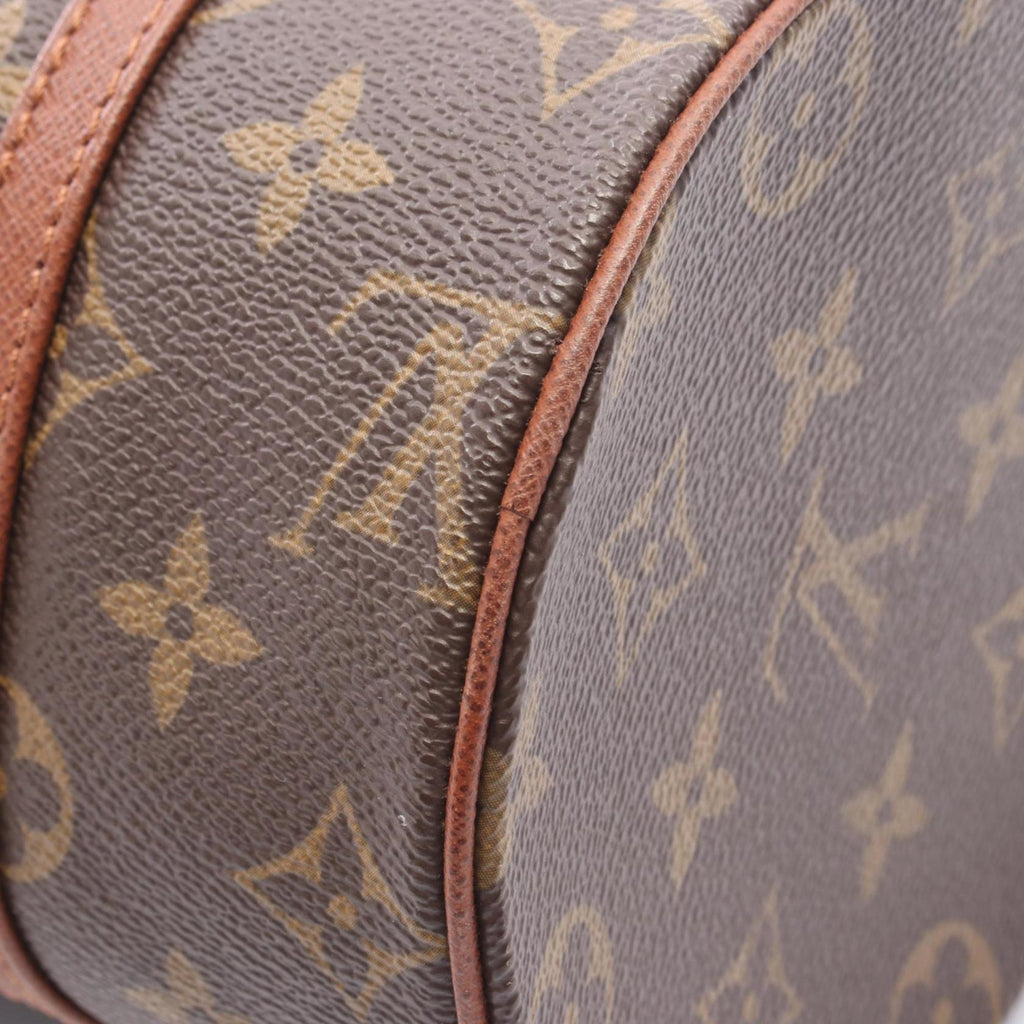 Louis Vuitton Brown Monogram Coated Canvas Leather Handbag