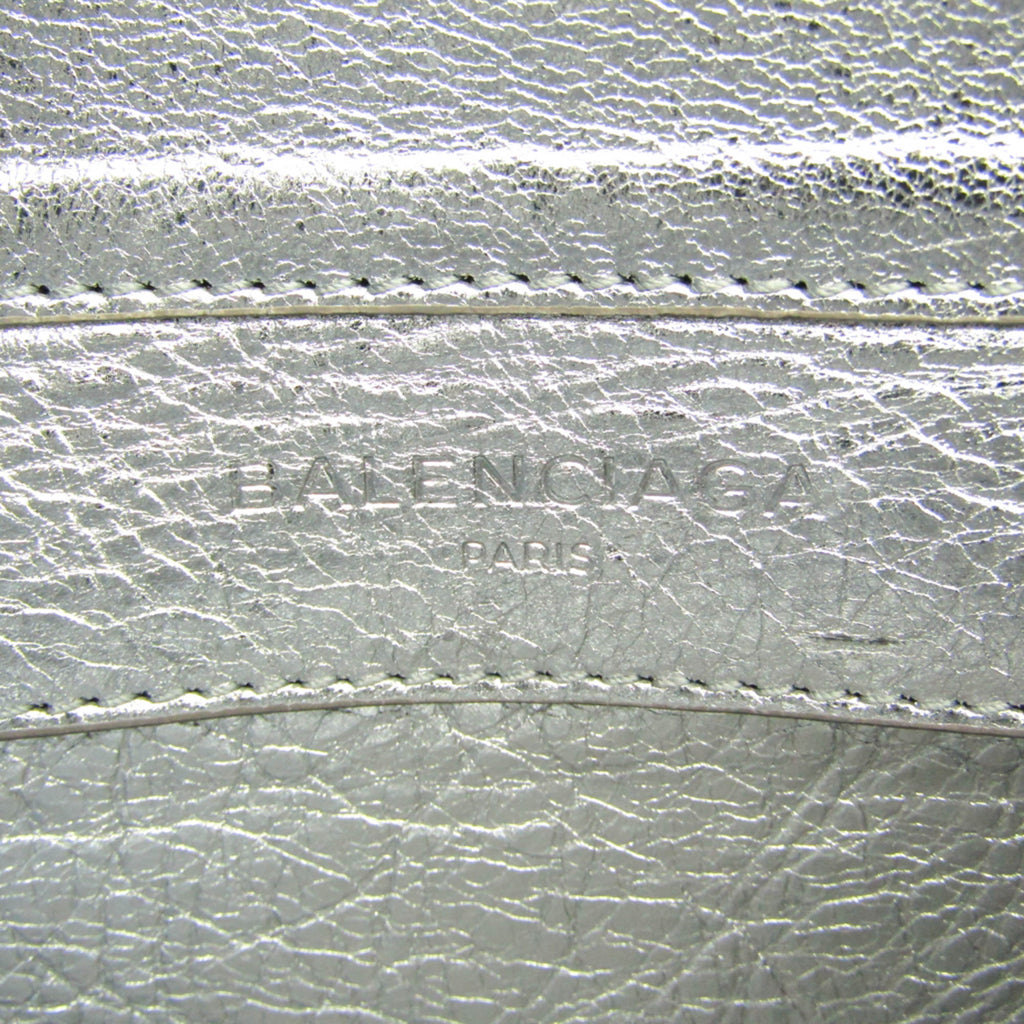 Balenciaga Silver Leather Shoulder