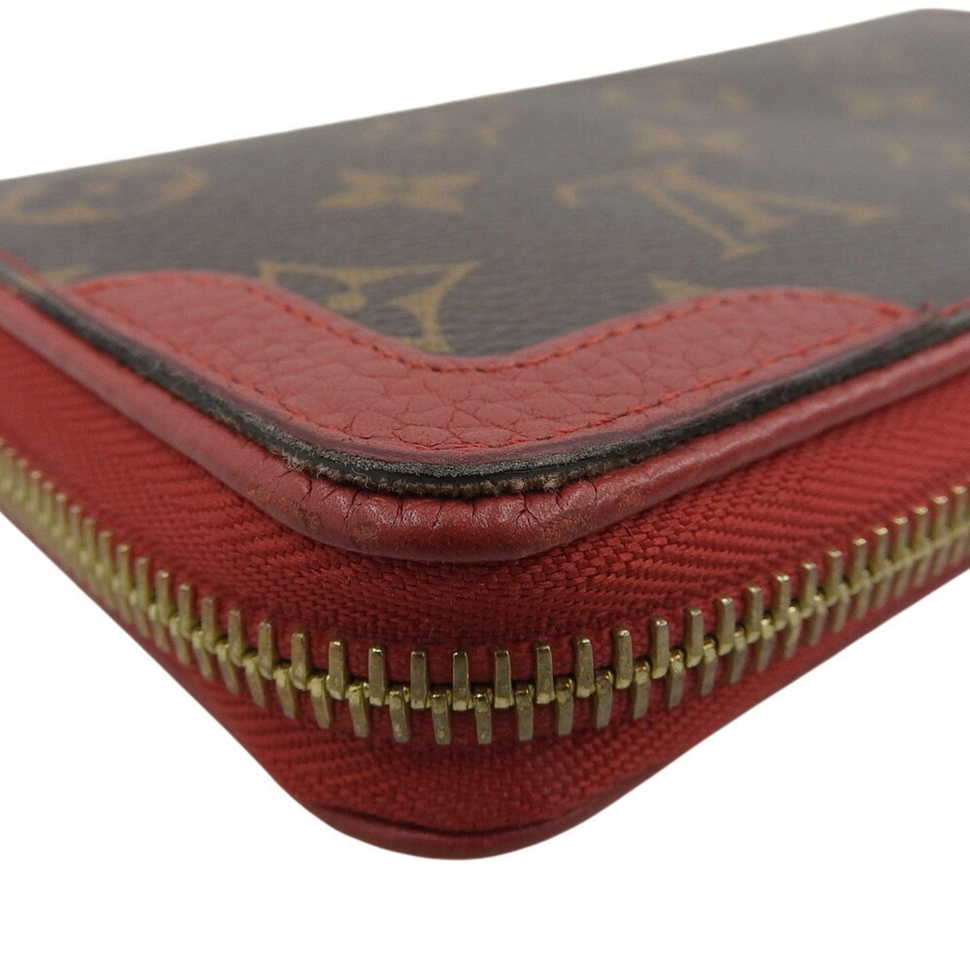 Louis Vuitton Monogram Red Color Pvc Long Wallet