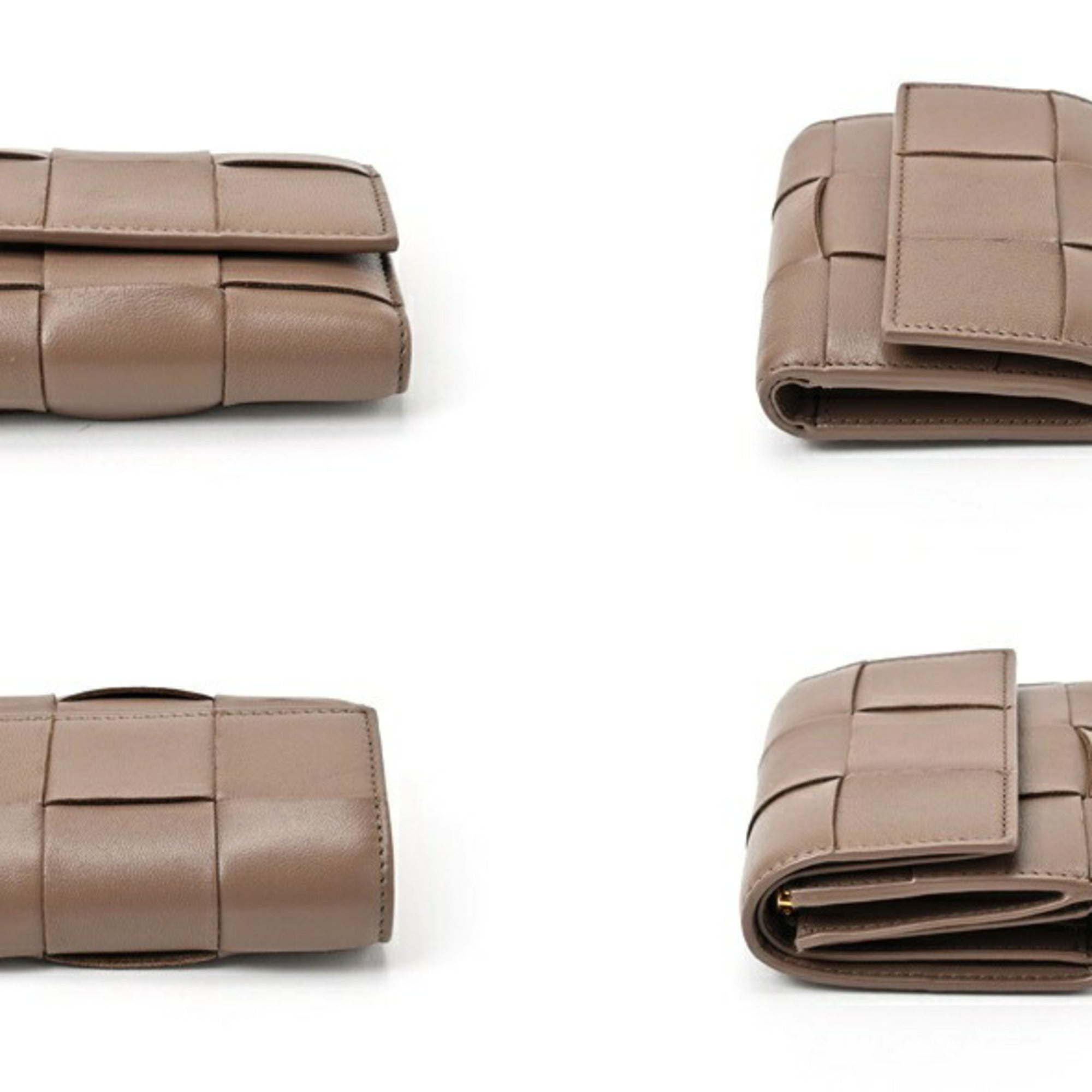 Bottega Veneta Leather Wallet (Tri-Fold)