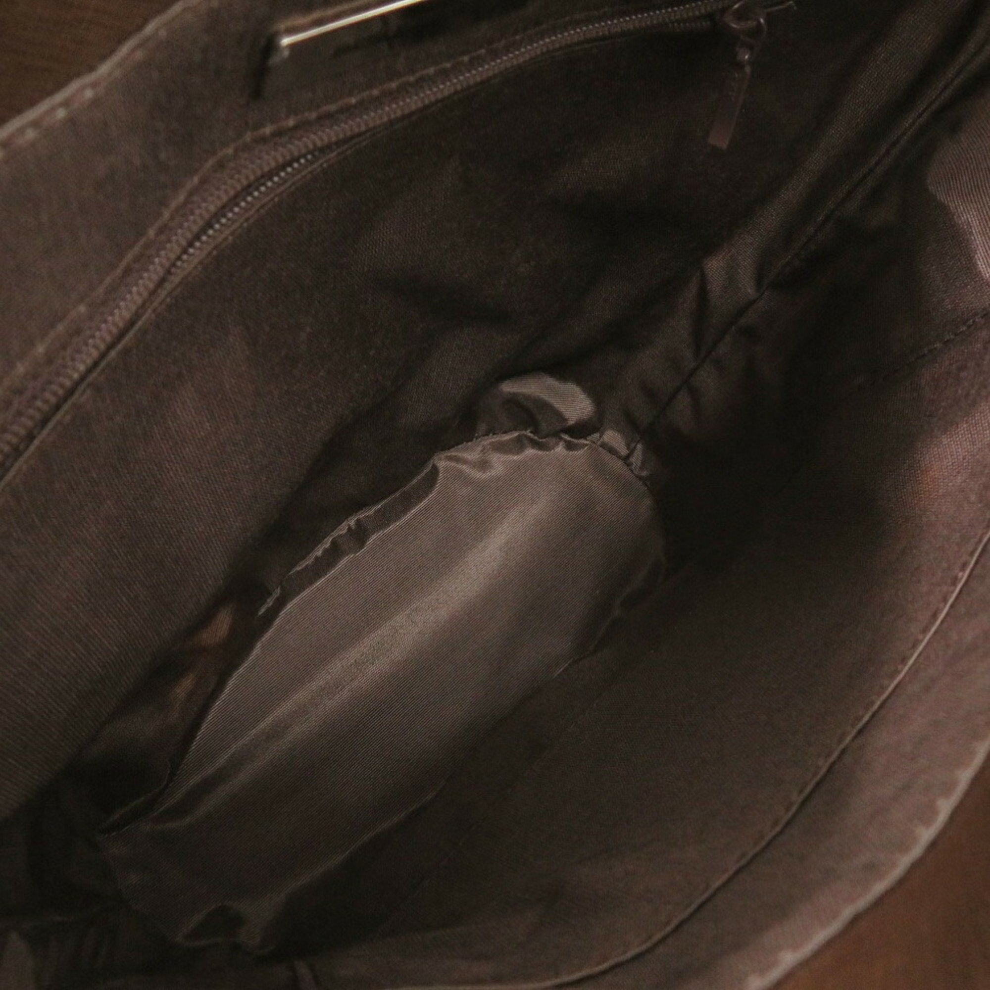 Burberry Beige Brown Cotton Handbag Tote Bag