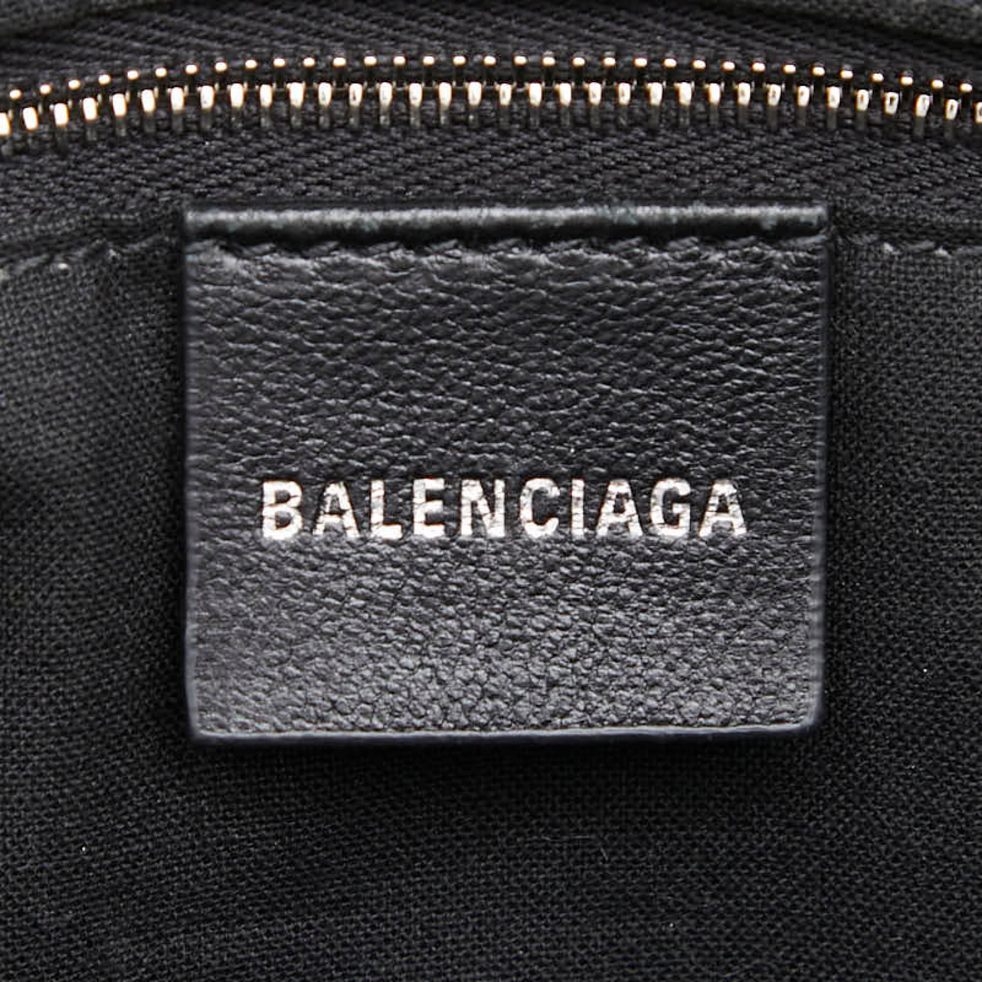Balenciaga Black Pvc Shoulder