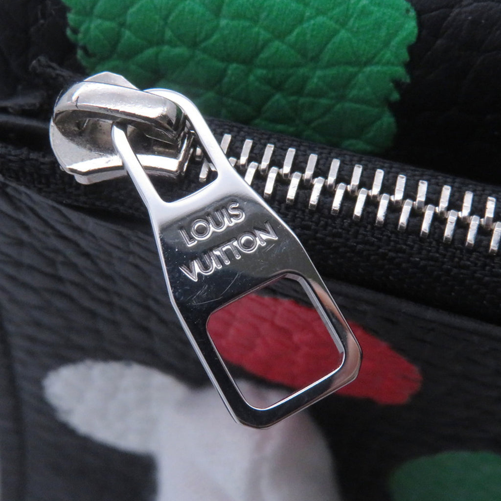 Louis Vuitton Black Multi-Color Noir Leather Wallet (Tri-Fold)