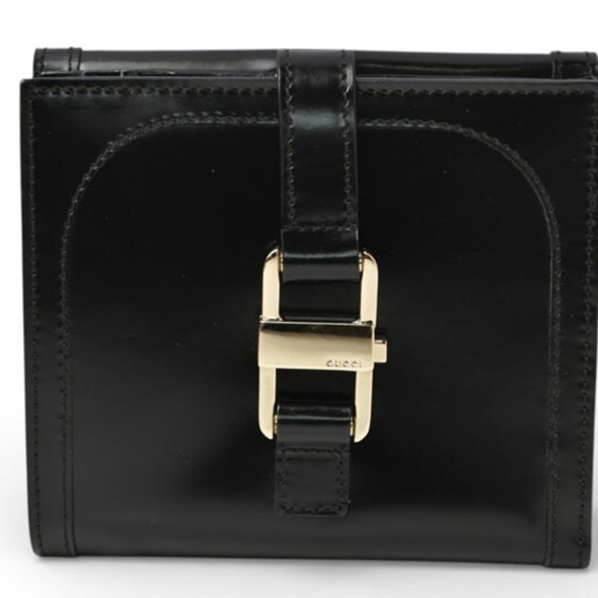 Gucci Black Leather Wallet (Bi-Fold) (Pre-Owned)