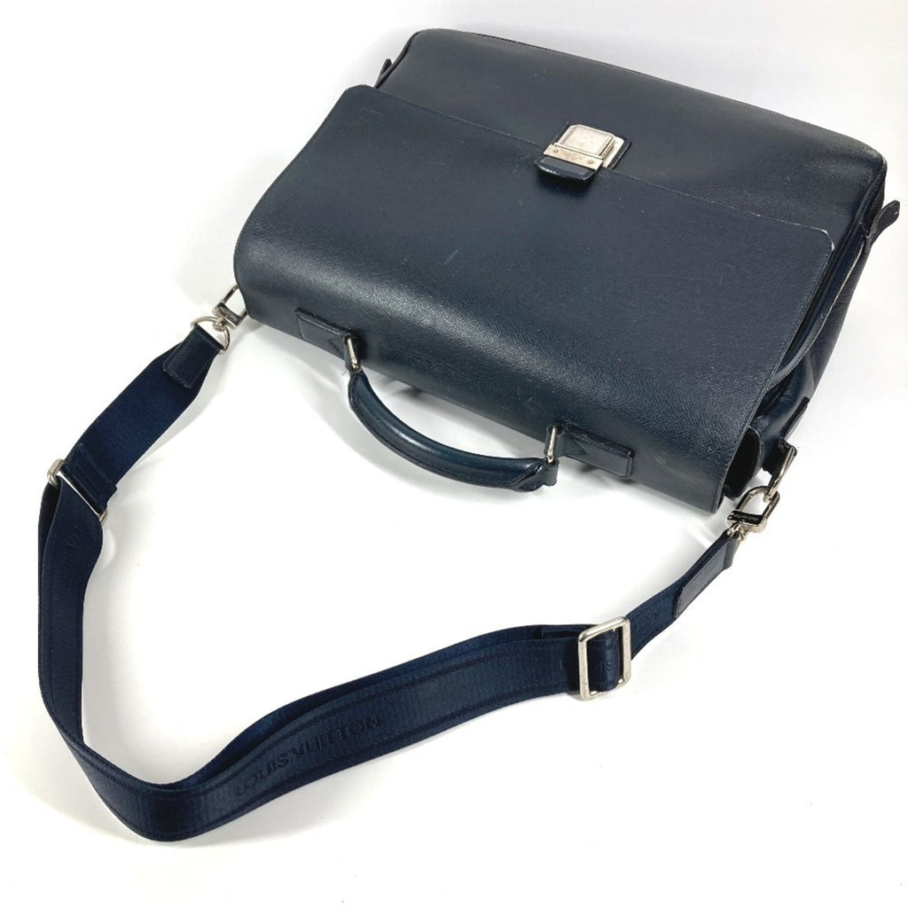 Louis Vuitton Boreal Navy Taiga Leather Handbag Shoulder Bag