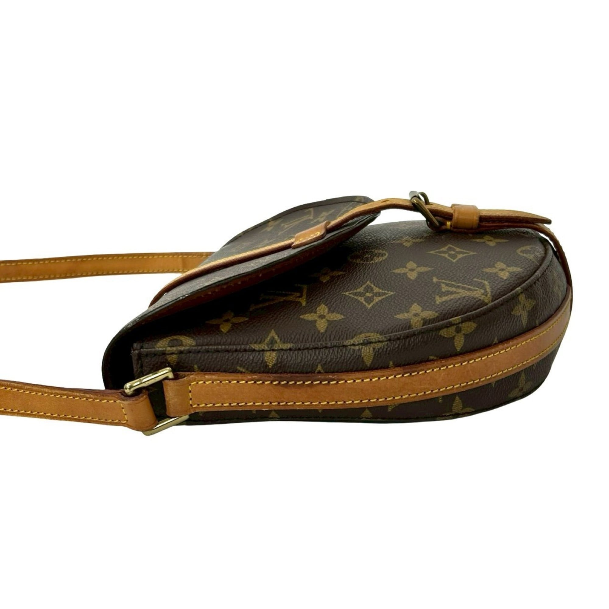 Louis Vuitton Brown Leather Pvc Pochette Shoulder Bag