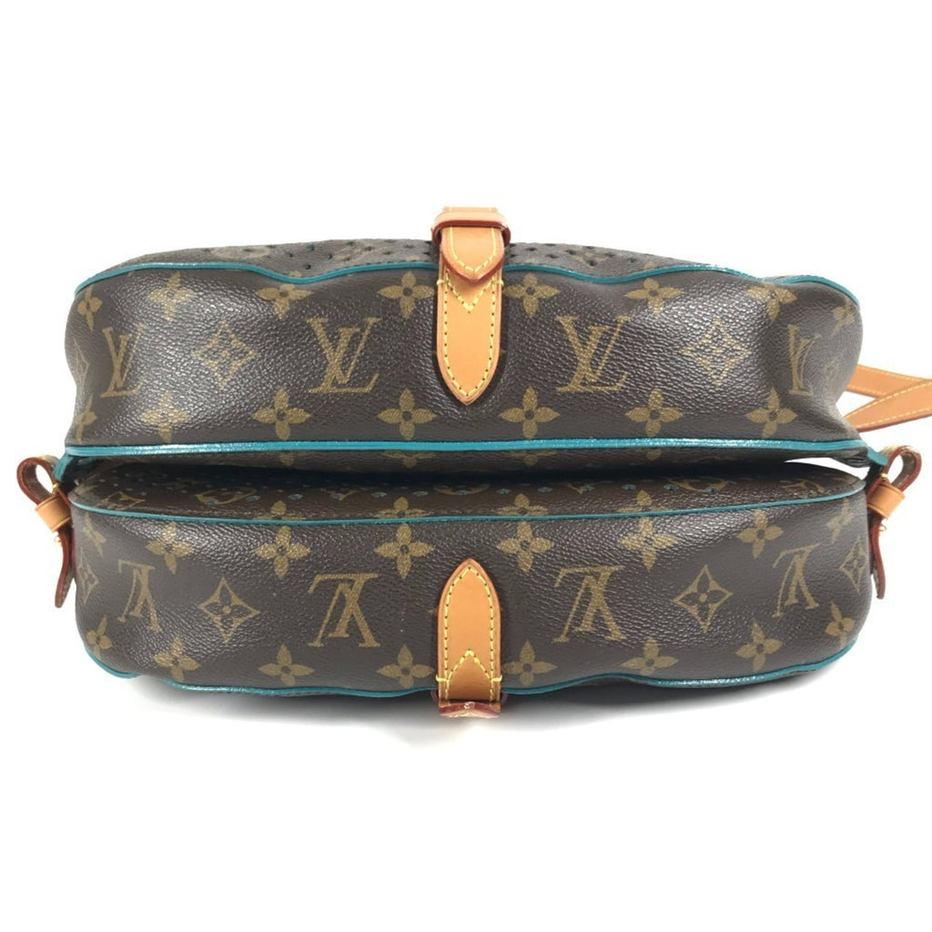 Louis Vuitton Monogram Perfo Blue Brown Monogram Perforated Shoulder Bag