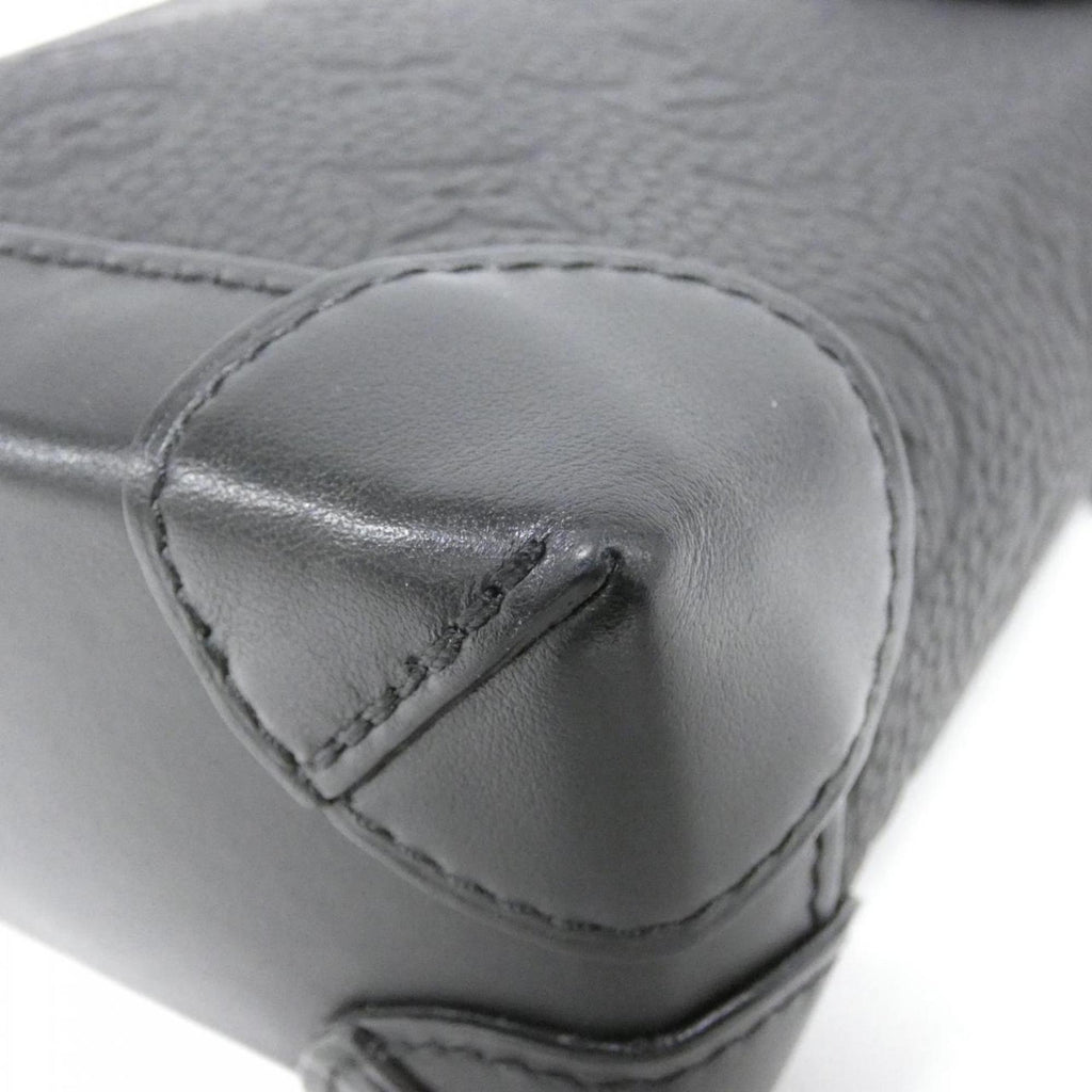 Louis Vuitton Black Leather Shoulder Bag