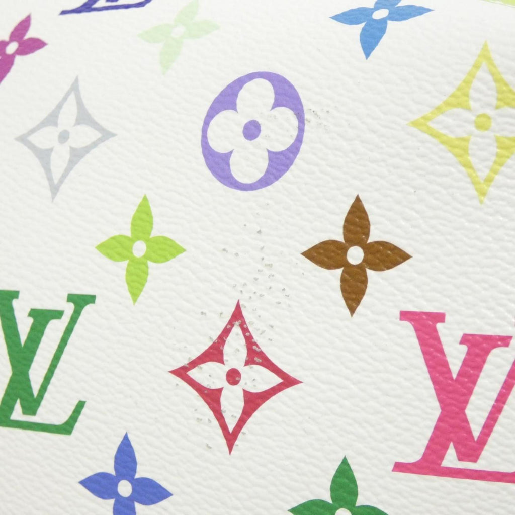 Louis Vuitton Monogram Multicolore White Coated Canvas Boston Bag