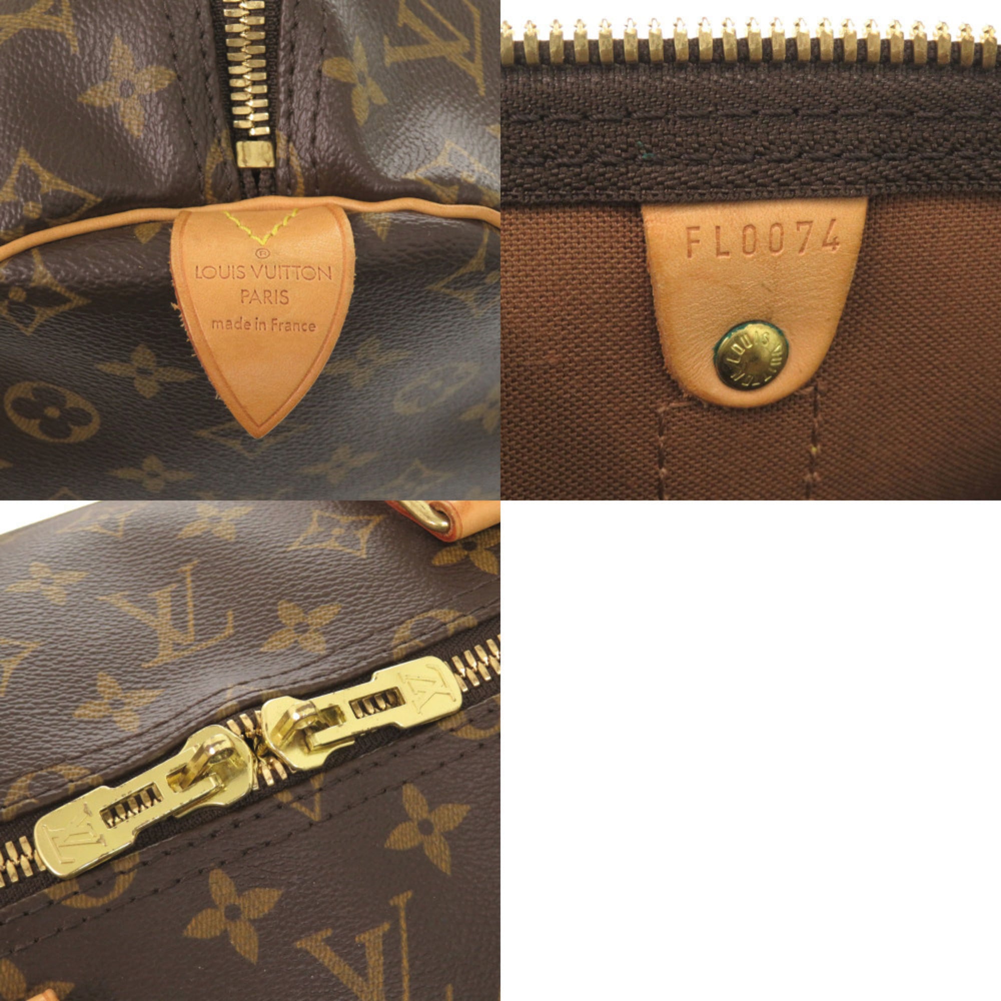 Louis Vuitton Brown Monogram Monogram Boston Bag