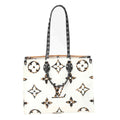 Louis Vuitton Orange White Tote Bag
