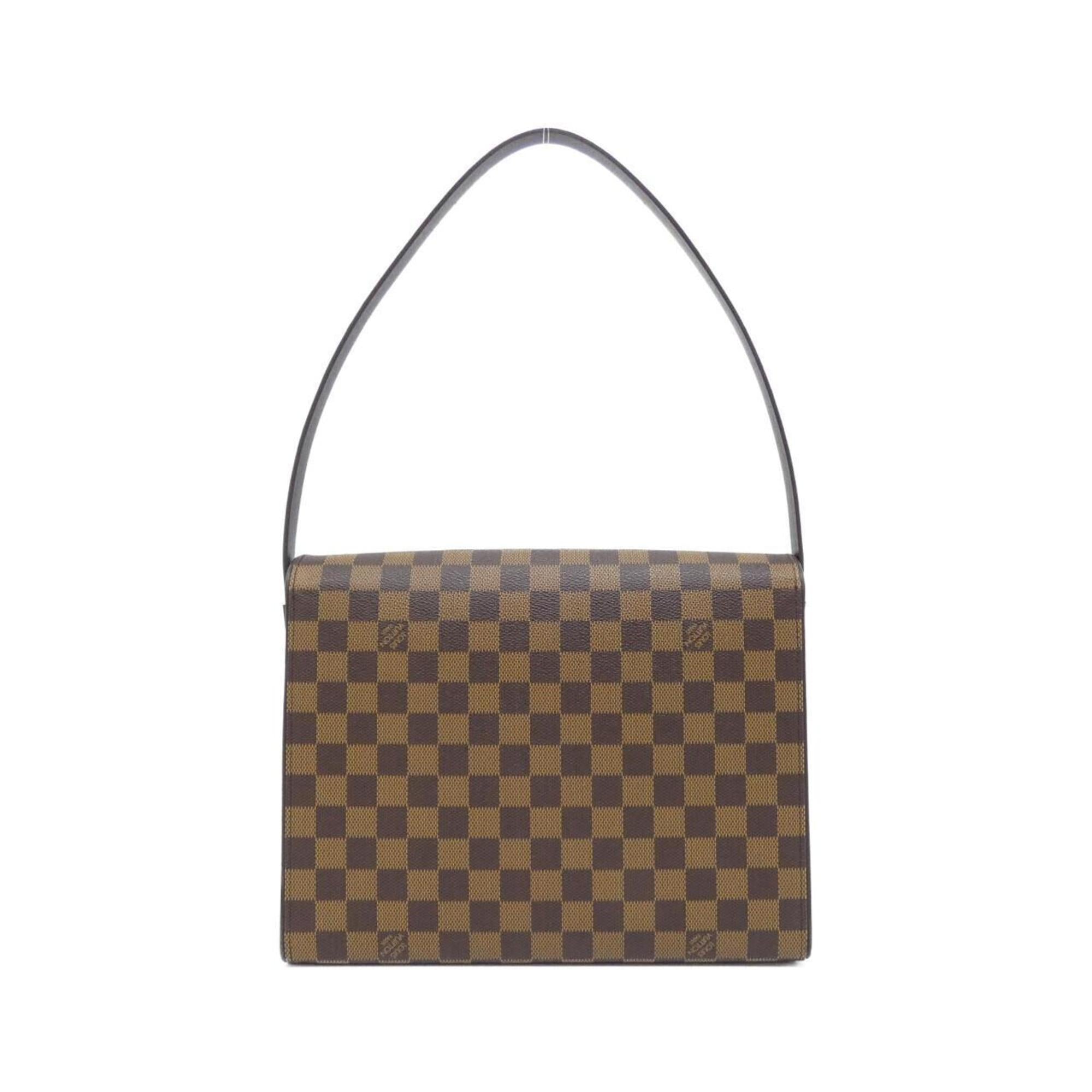 Louis Vuitton Damier Canvas Ebene Damier Canvas Shoulder Bag