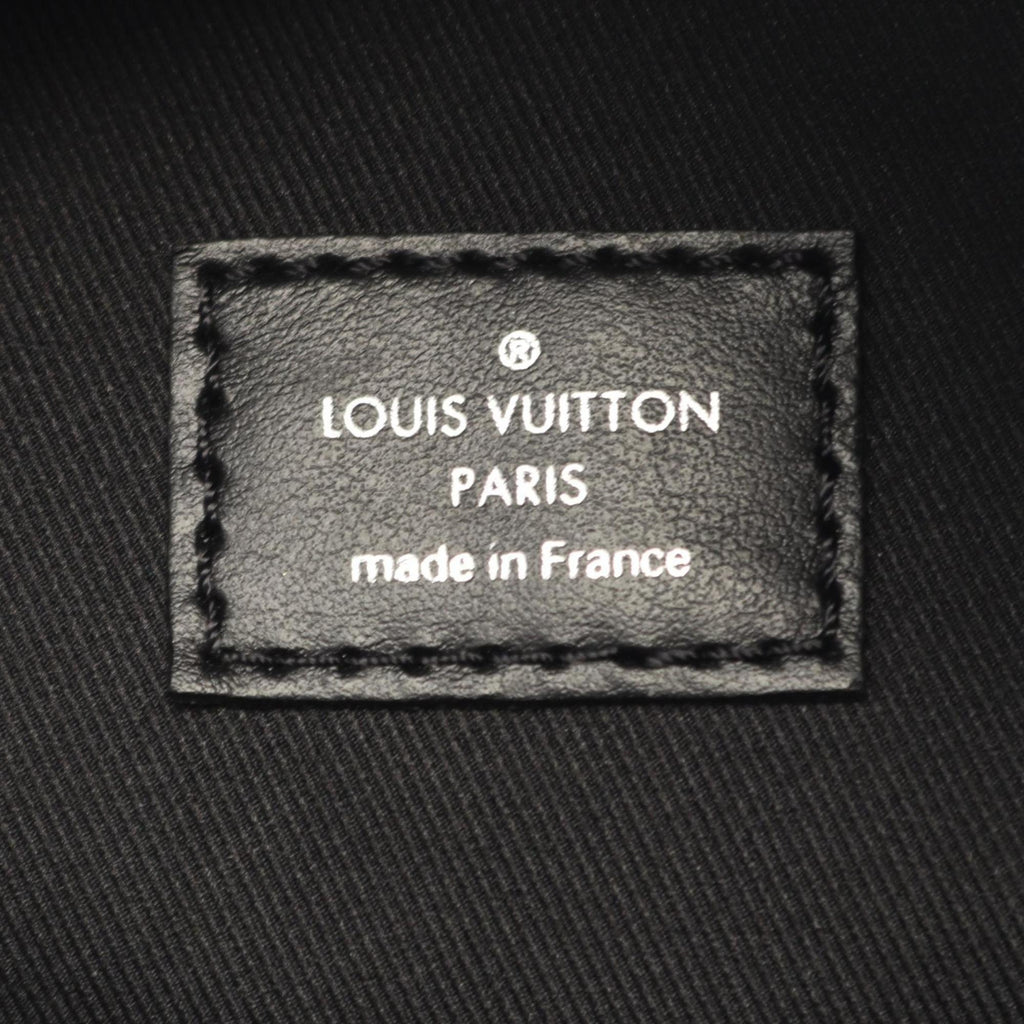 Louis Vuitton Black Brown Monogram Macassar Coated Canvas Leather Backpack