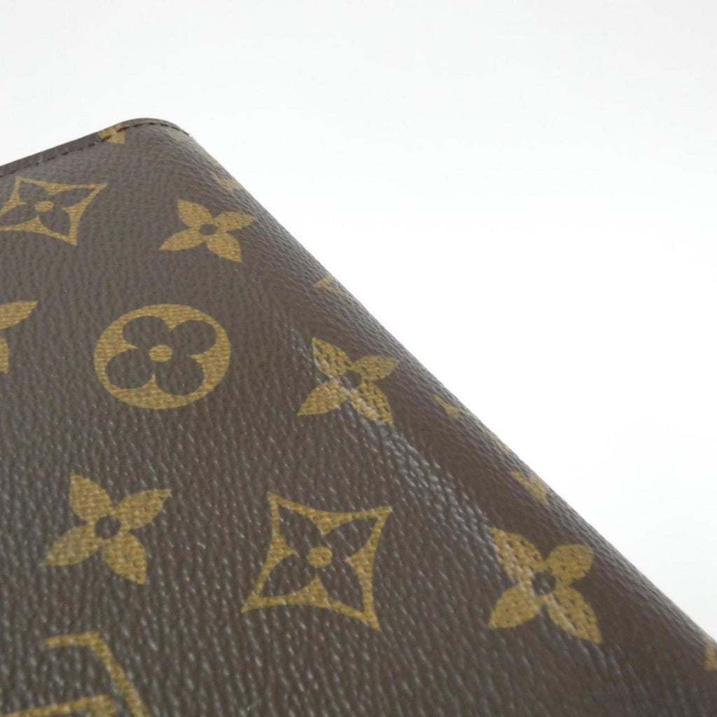 Louis Vuitton Coquelicots Marron Coated Canvas Long Wallet