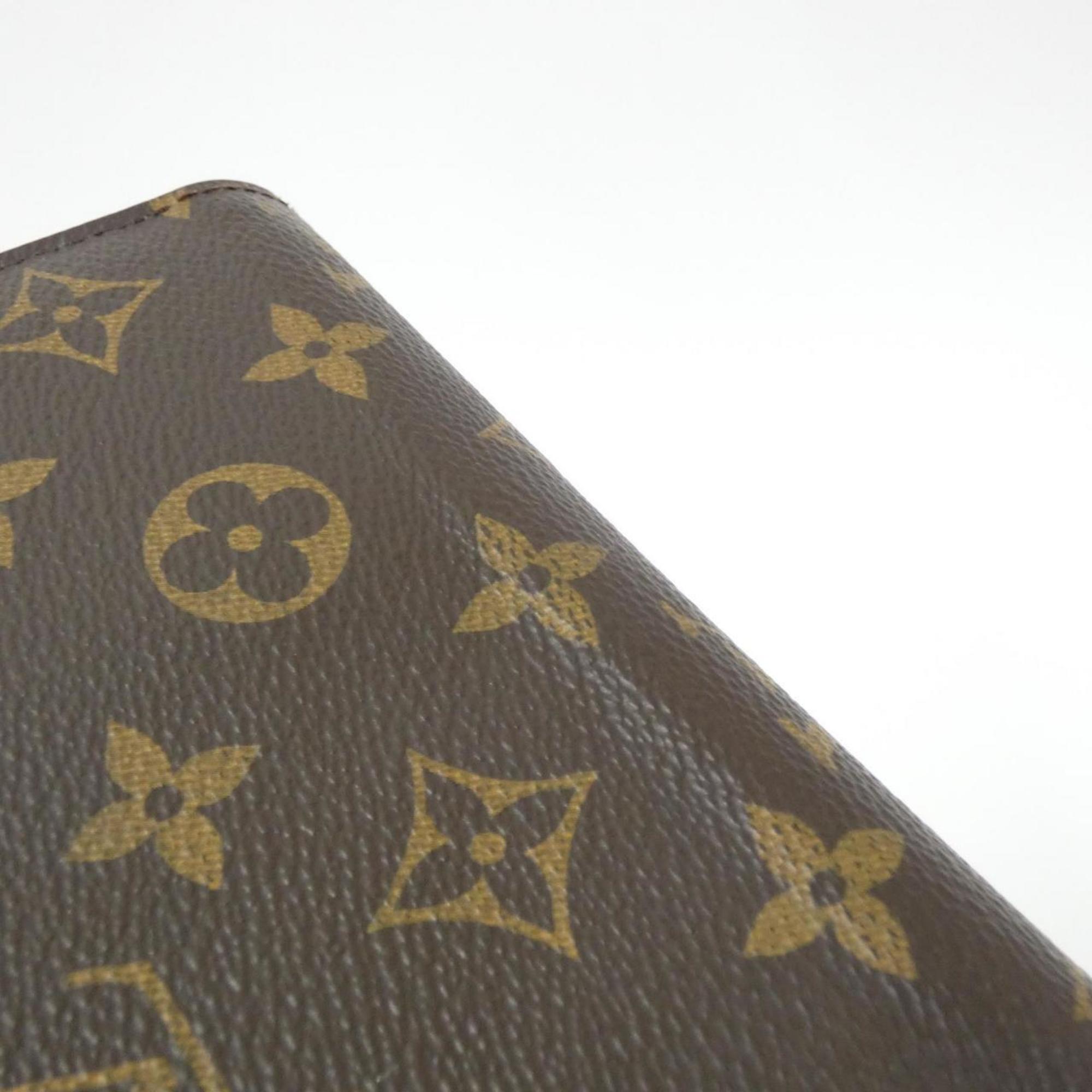 Louis Vuitton Coquelicots Marron Coated Canvas Long Wallet
