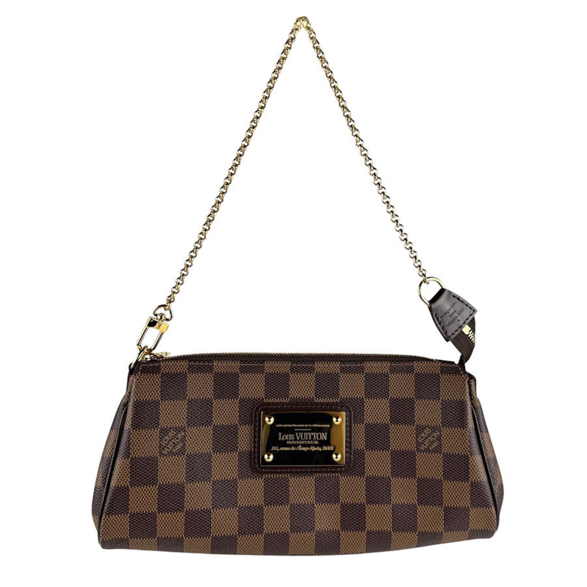 Louis Vuitton Damier Canvas Ebene Damier Canvas Shoulder Bag